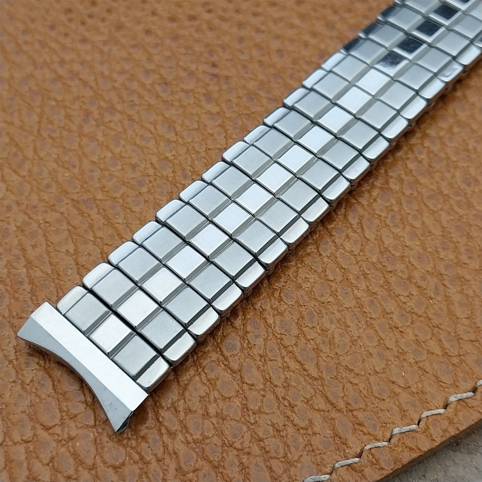 Vintage 17.2mm Stainless Steel Expansion Flexo Classic 1960s Unused Watch Band