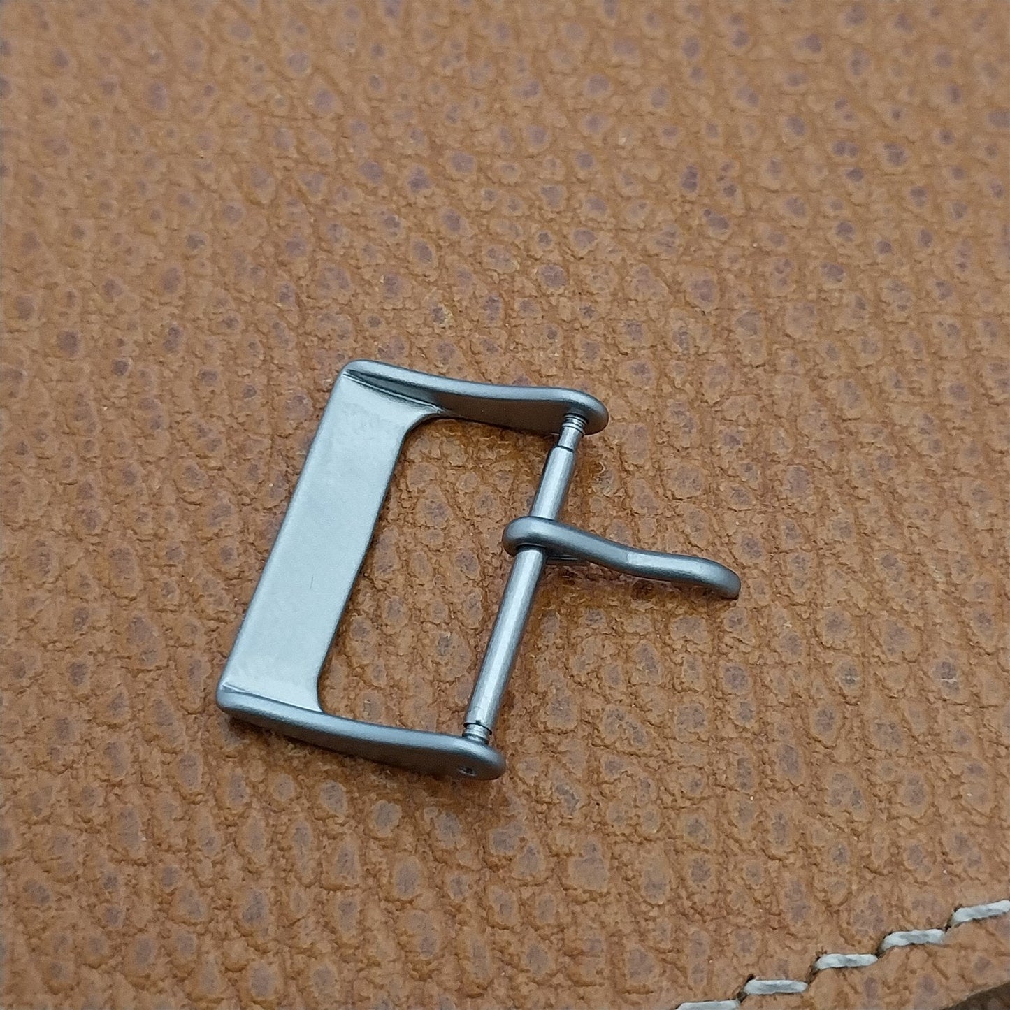 20mm Bead Blasted Stainless Steel Non-Reflective Field Watch Band Buckle