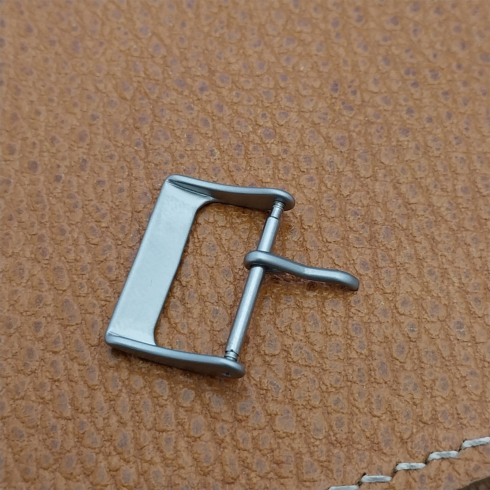 20mm Bead Blasted Stainless Steel Non-Reflective Field Watch Band Buckle