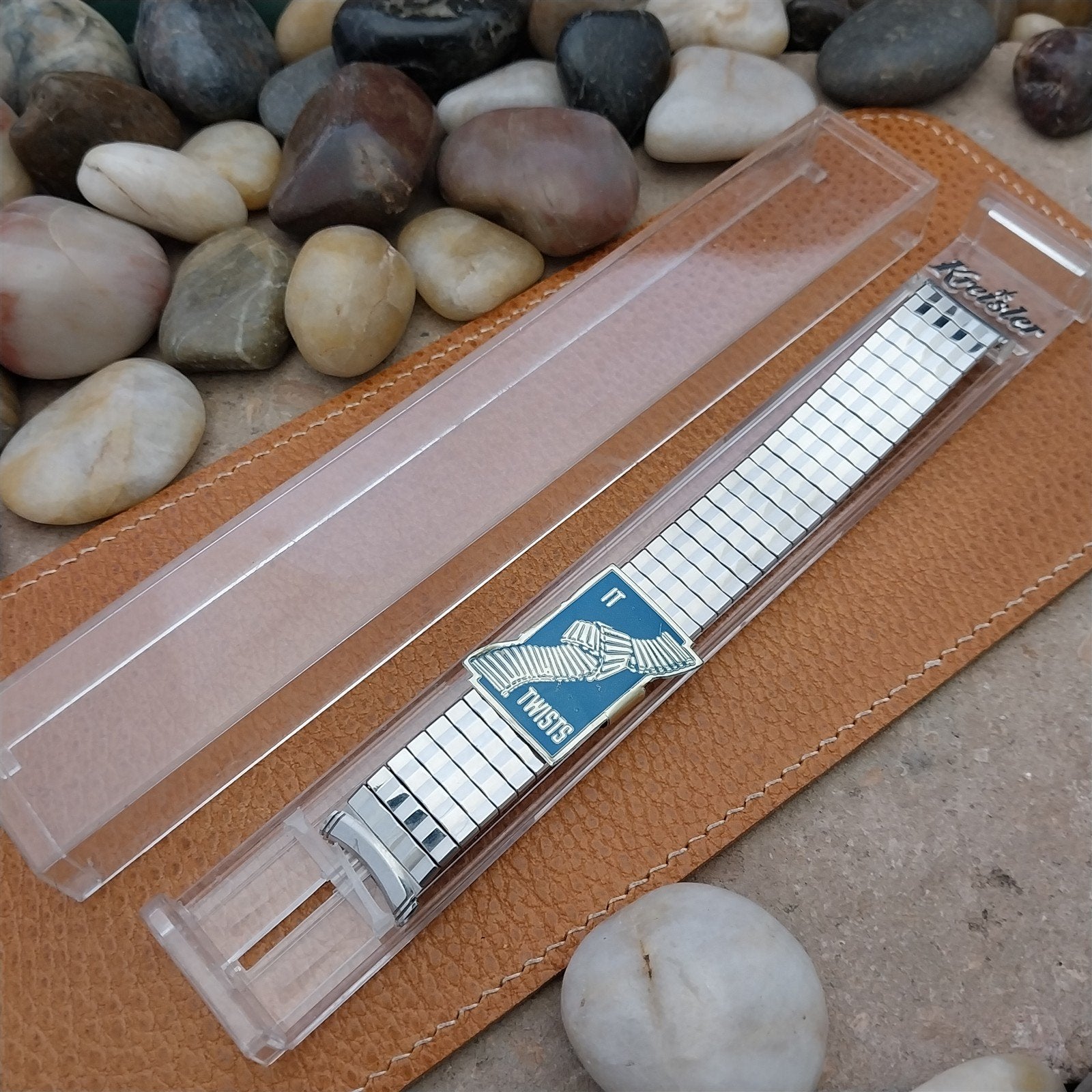 19mm 18mm 17mm Stainless Steel Kreisler 1960s nos Expansion Vintage Watch Band