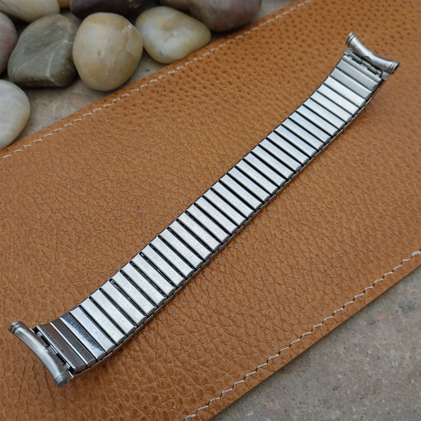 19mm 18mm 17mm Stainless Steel Kreisler 1960s nos Expansion Vintage Watch Band