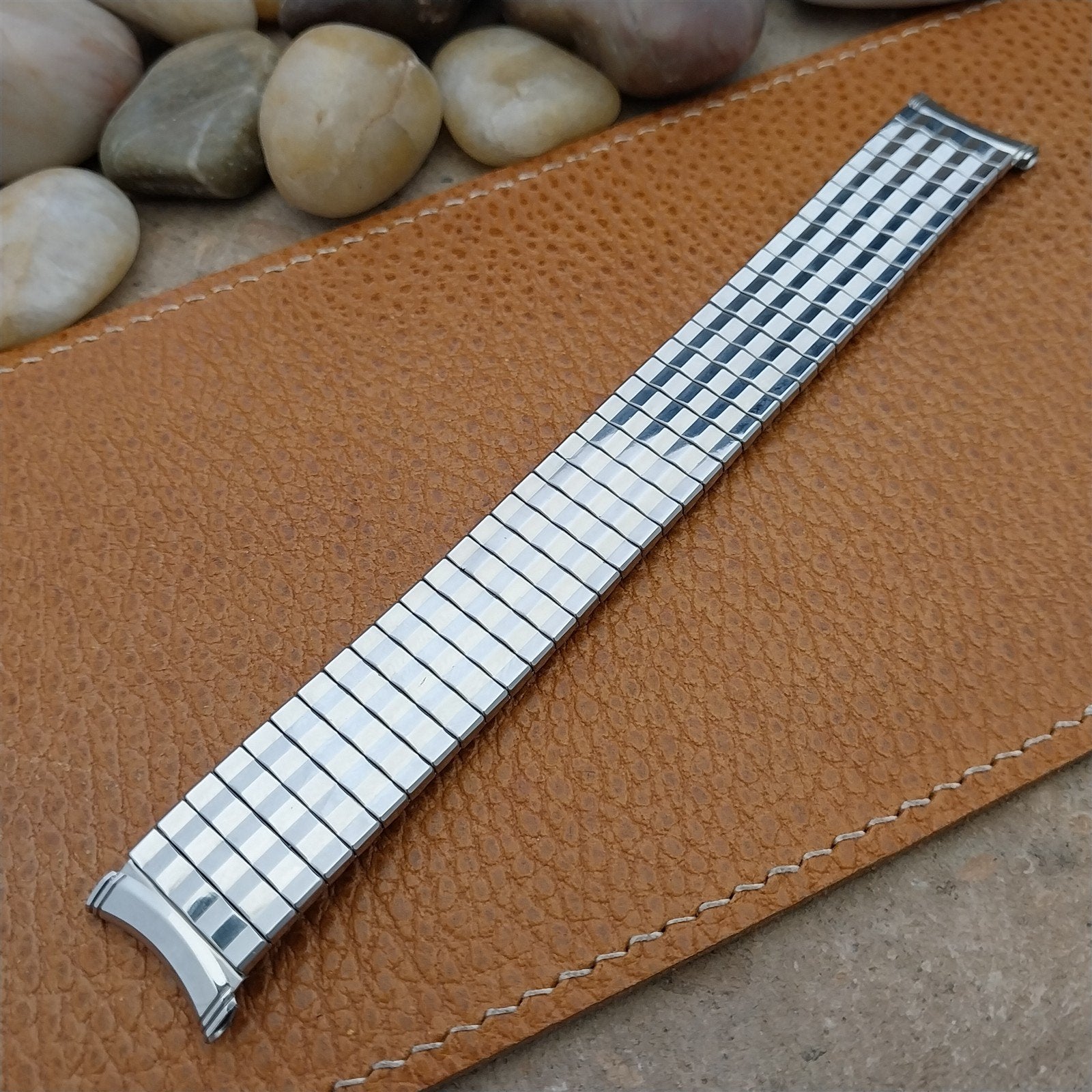 19mm 18mm 17mm Stainless Steel Kreisler 1960s nos Expansion Vintage Watch Band