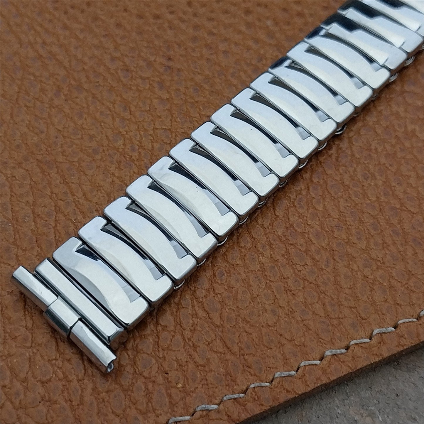 Vintage JB Champion Stainless Steel 17mm 18mm 19mm Unused NOS 1960s Watch Band