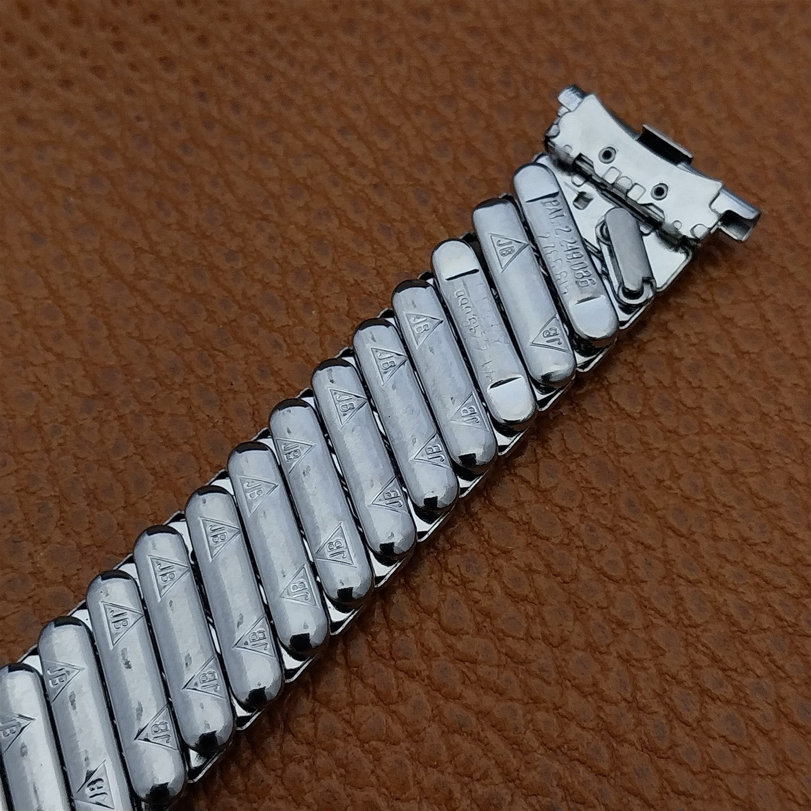 Vintage JB Champion Stainless Steel 17mm 18mm 19mm Unused NOS 1960s Watch Band