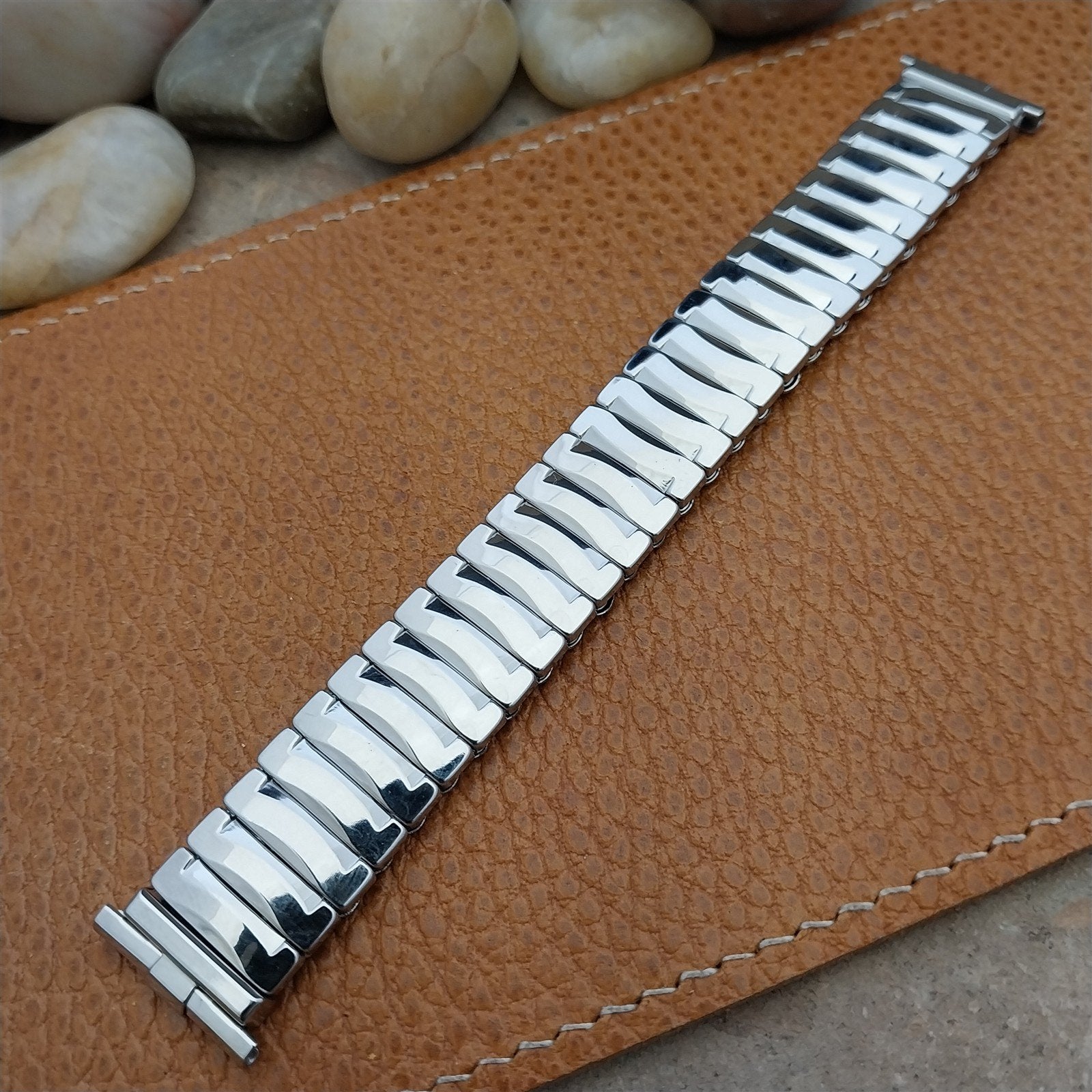 Vintage JB Champion Stainless Steel 17mm 18mm 19mm Unused NOS 1960s Watch Band