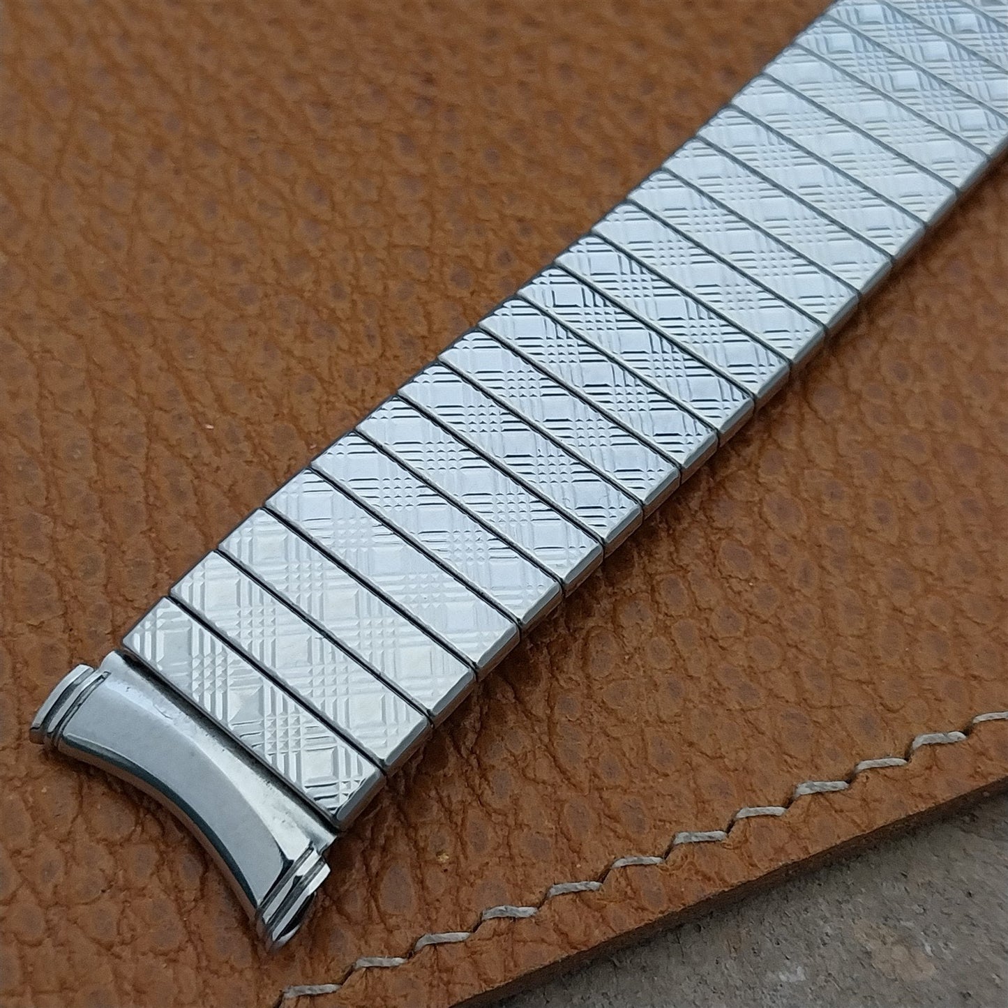 Vintage Long Kreisler 19mm 18mm 17mm Stainless Steel NOS Unused 1960s Watch Band