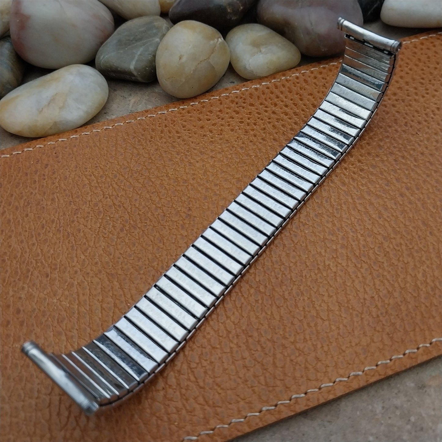 Vintage Long Kreisler 19mm 18mm 17mm Stainless Steel NOS Unused 1960s Watch Band