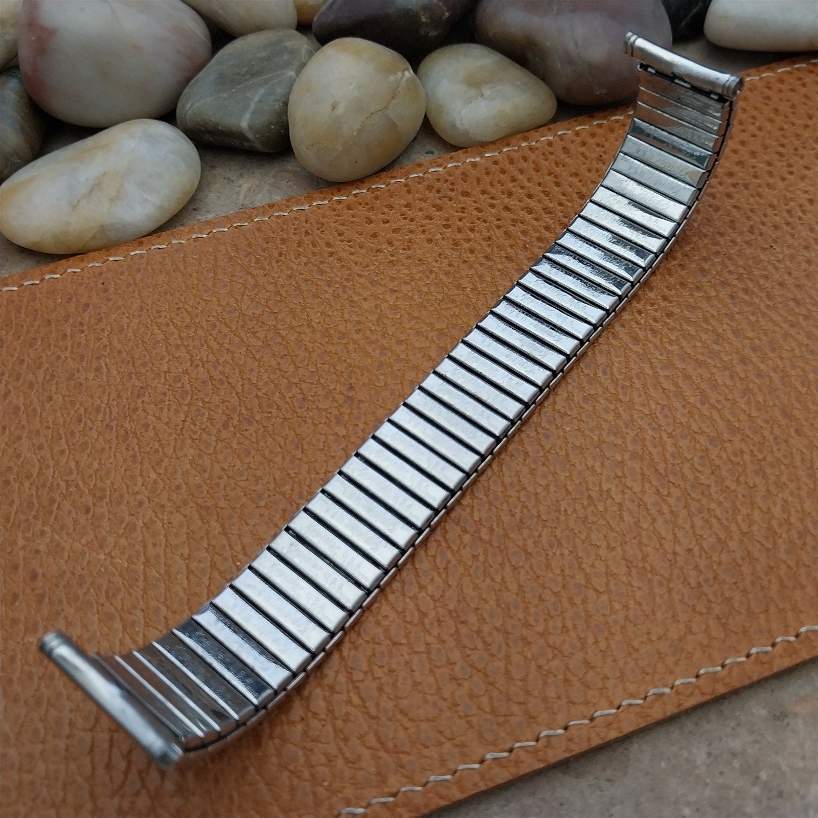 Vintage Long Kreisler 19mm 18mm 17mm Stainless Steel NOS Unused 1960s Watch Band