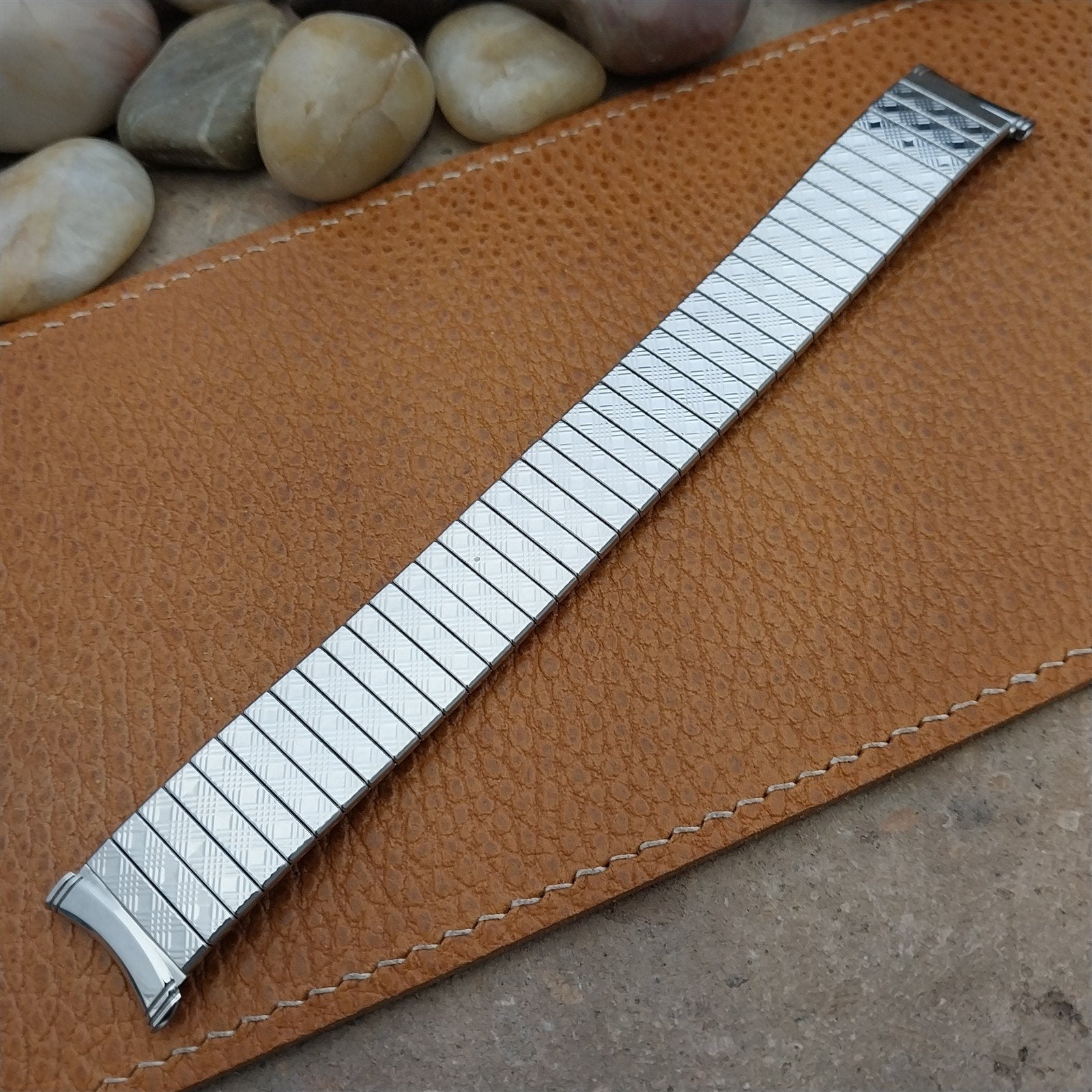 Vintage Long Kreisler 19mm 18mm 17mm Stainless Steel NOS Unused 1960s Watch Band