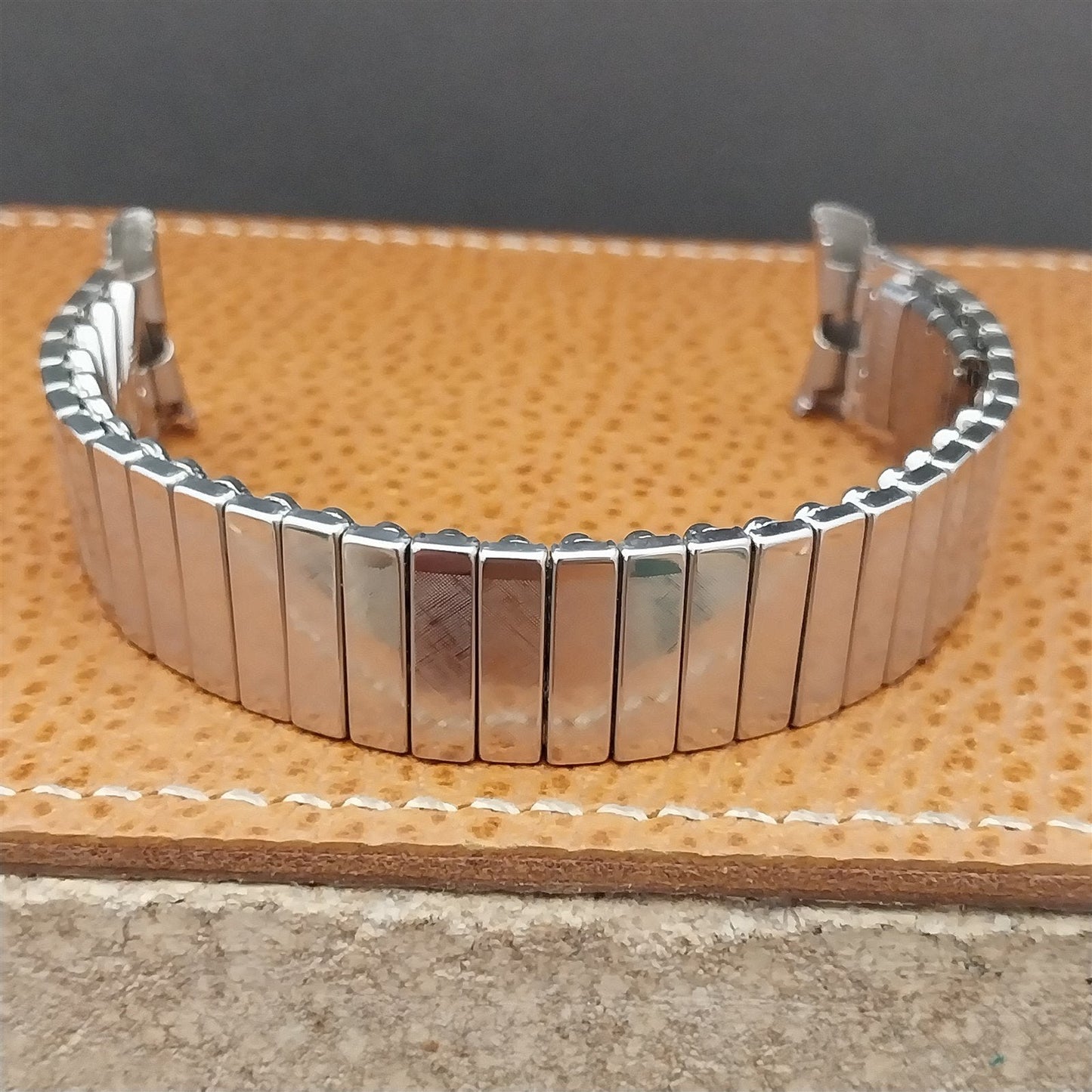 Vintage 16mm 17mm 18mm 19mm Kreisler Stainless Steel Classic 1950s Watch Band