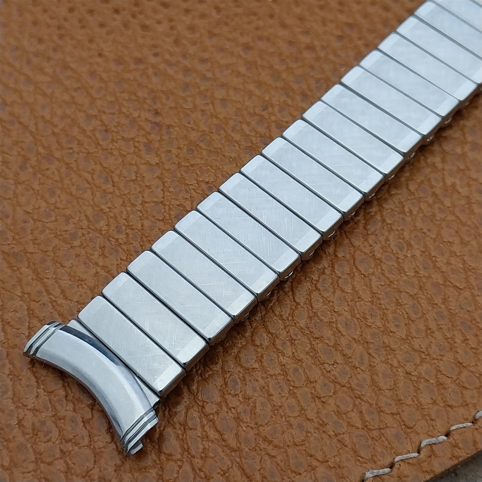 Vintage 16mm 17mm 18mm 19mm Kreisler Stainless Steel Classic 1950s Watch Band