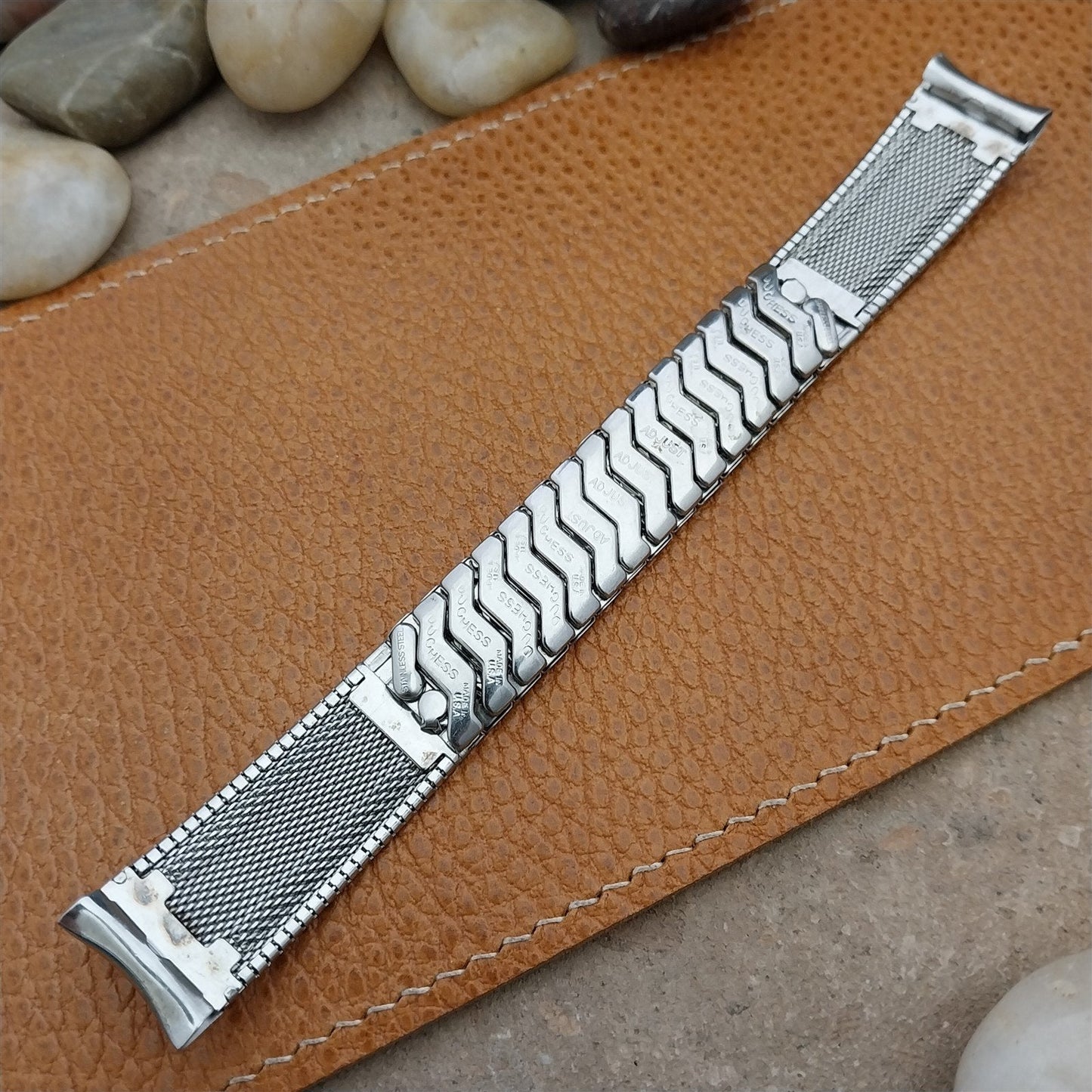 Vintage 17.3mm Stainless Steel Expansion Duchess Unused Classic 1960s Watch Band