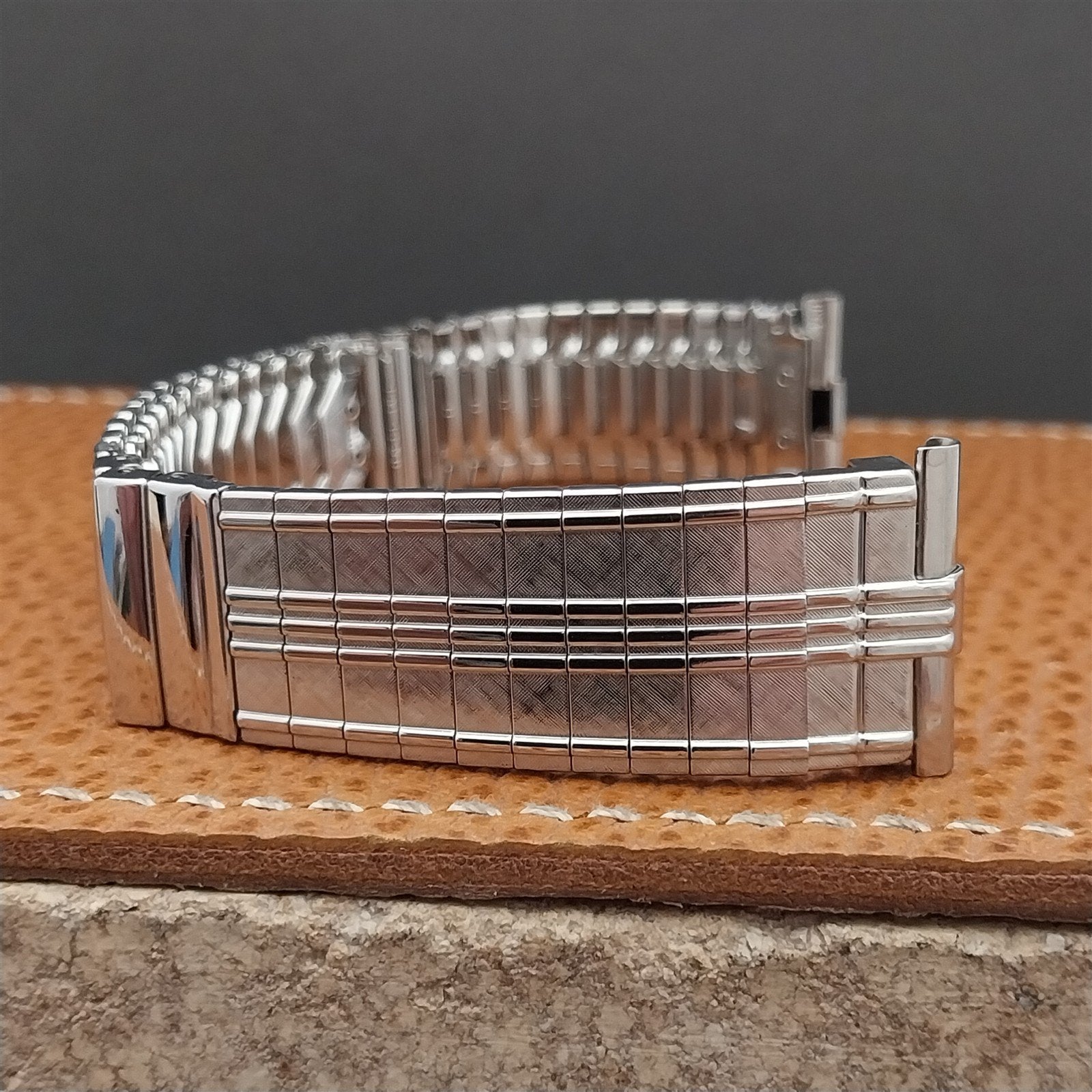 Vintage 19mm 18mm 17mm JB Champion Stainless Expansion Unused 1960s Watch Band