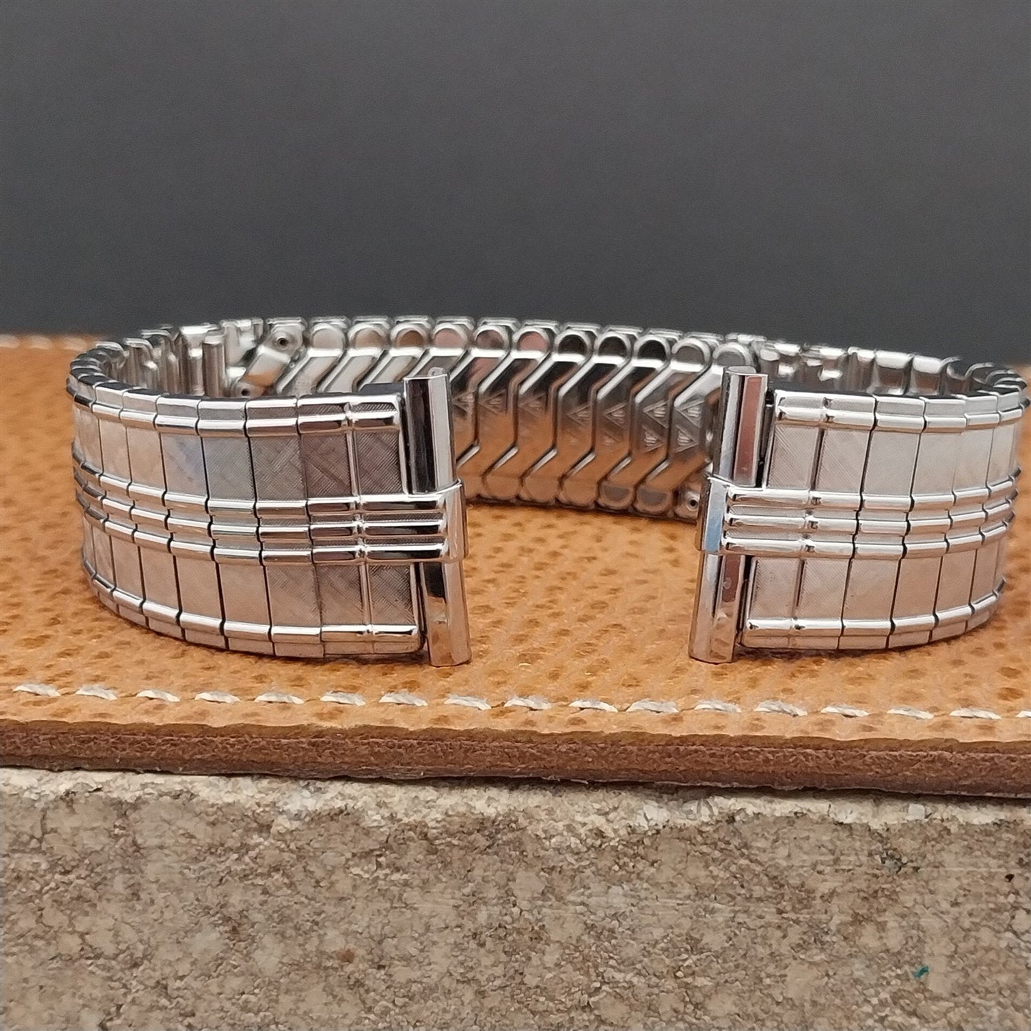 Vintage 19mm 18mm 17mm JB Champion Stainless Expansion Unused 1960s Watch Band