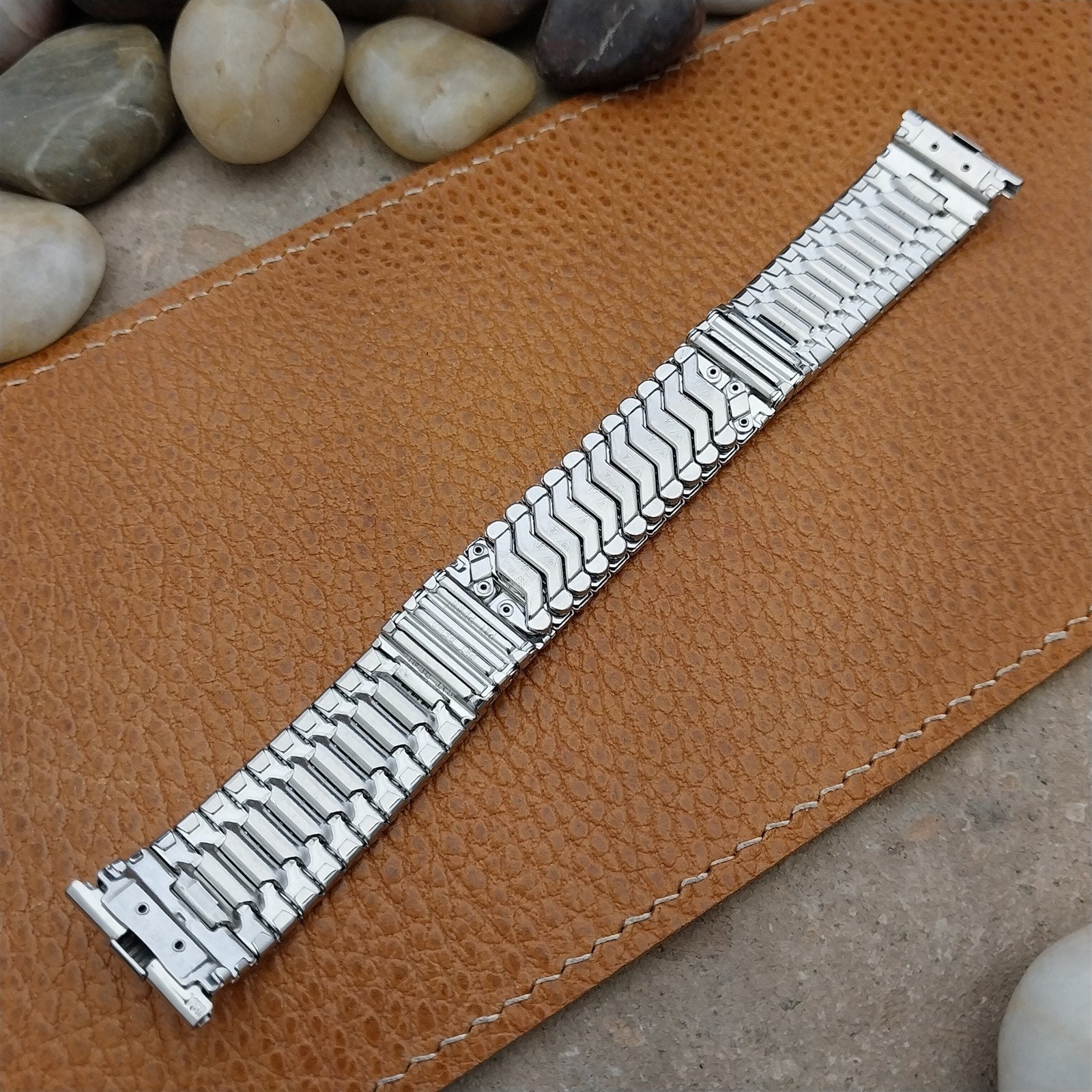 Vintage 19mm 18mm 17mm JB Champion Stainless Expansion Unused 1960s Watch Band