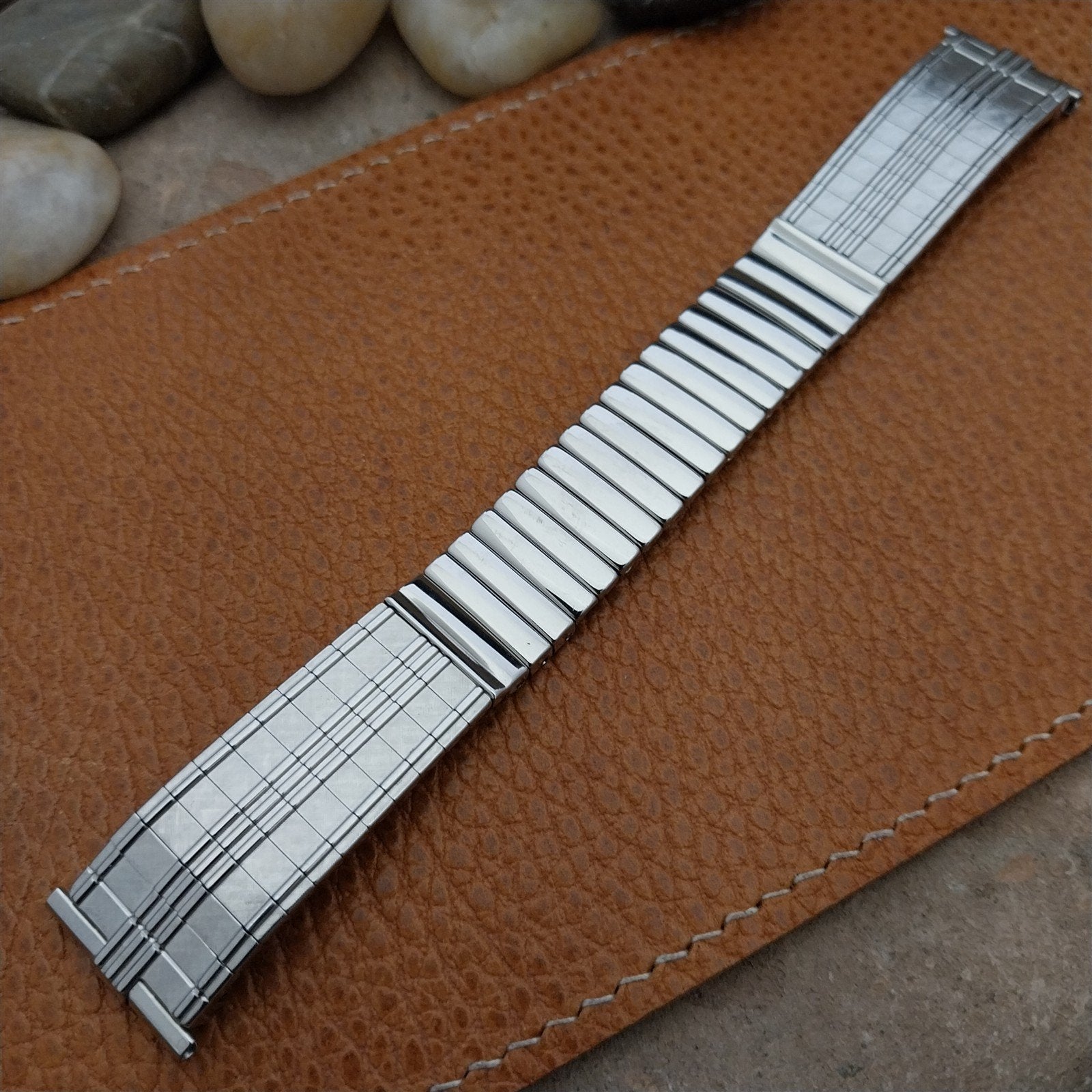 Vintage 19mm 18mm 17mm JB Champion Stainless Expansion Unused 1960s Watch Band