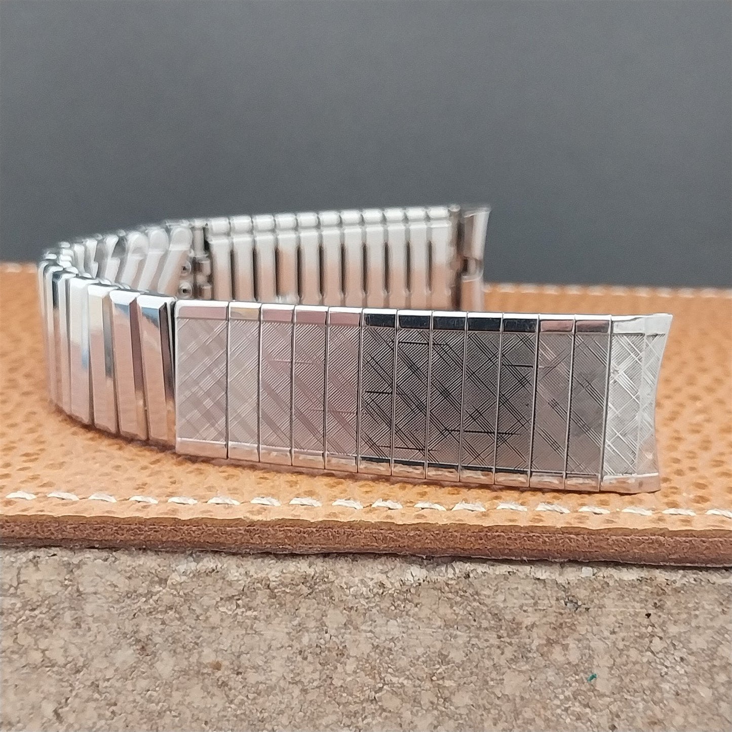 Vintage 17.2mm Stainless Steel Drema Unused Classic nos 1960s-1970s Watch Band