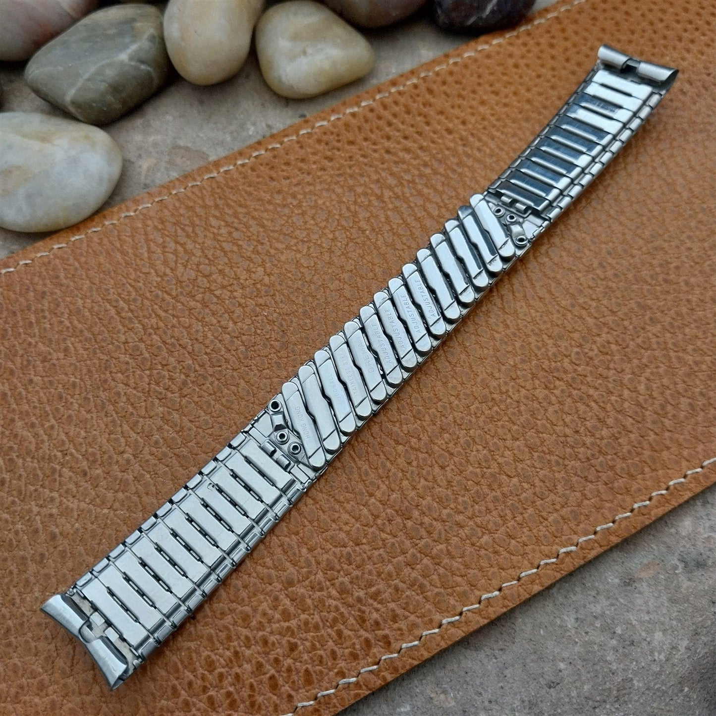 Vintage 17.2mm Stainless Steel Drema Unused Classic nos 1960s-1970s Watch Band