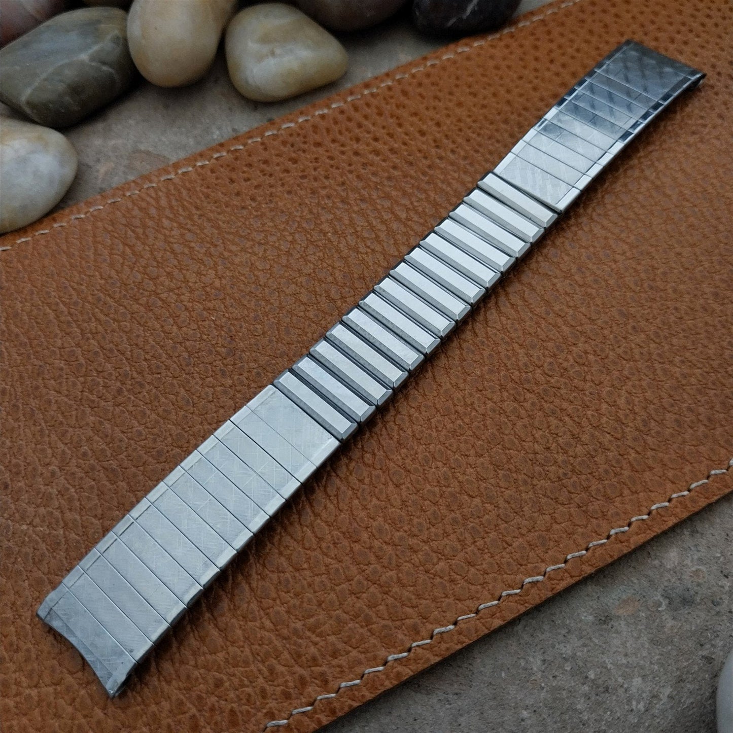 Vintage 17.2mm Stainless Steel Drema Unused Classic nos 1960s-1970s Watch Band