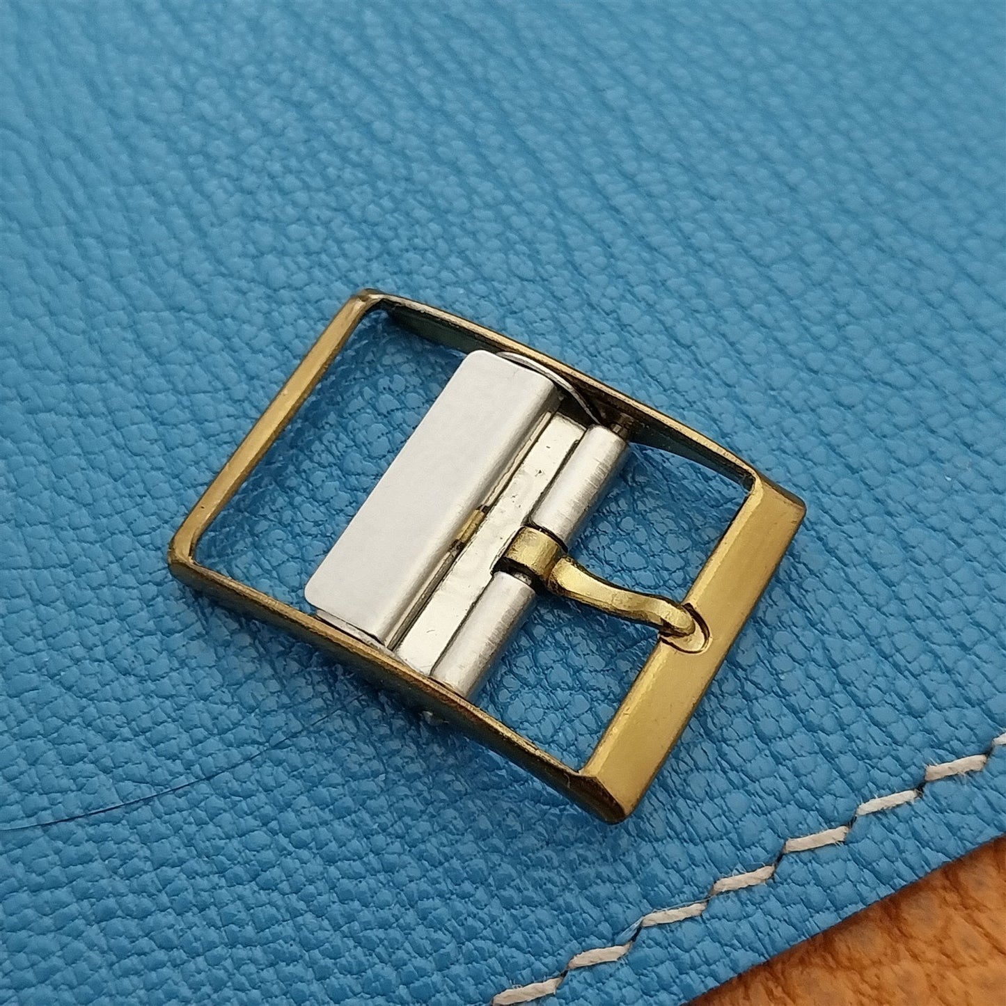 16mm 1960s Lewa Vintage Single Pass Perlon Nylon Brass Buckle Unused Old Stock