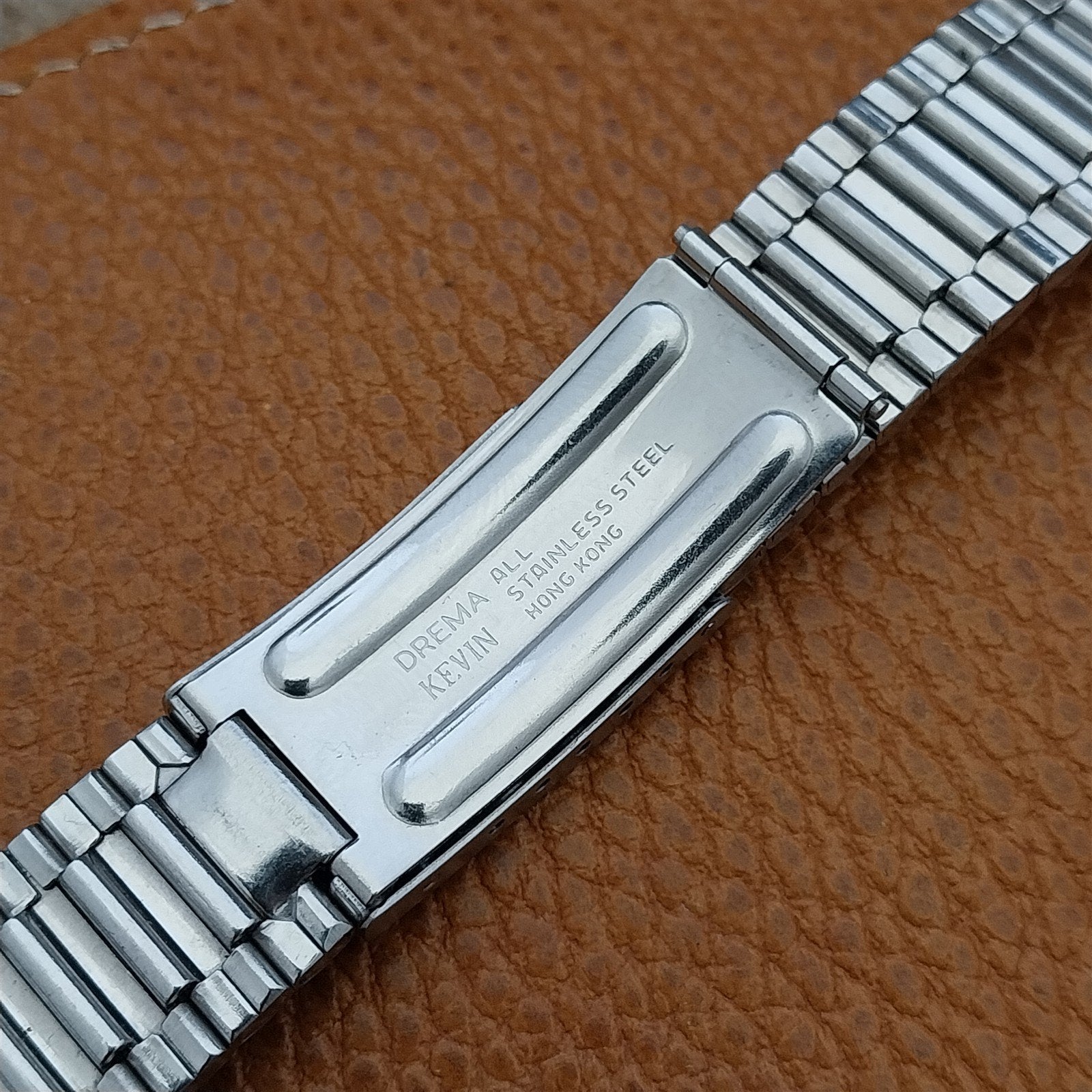 Vintage 18mm Wittnauer Stainless Steel Drema Kevin Classic Watch Band