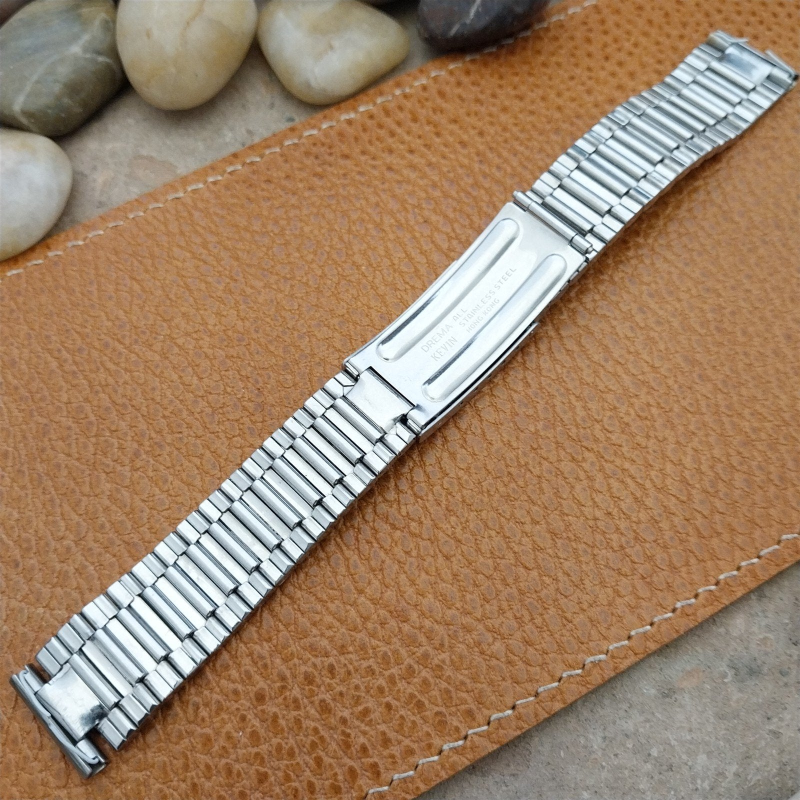 Vintage 18mm Wittnauer Stainless Steel Drema Kevin Classic Watch Band