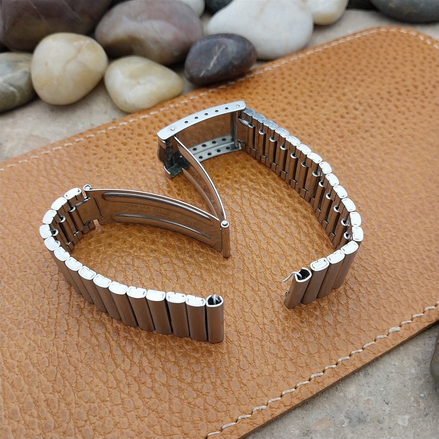 Vintage 18mm Wittnauer Stainless Steel Drema Kevin Classic Watch Band