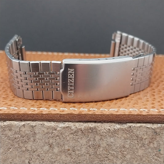 Vintage Citizen 3266 20mm Stainless Steel Flared nos Unused Classic Watch Band
