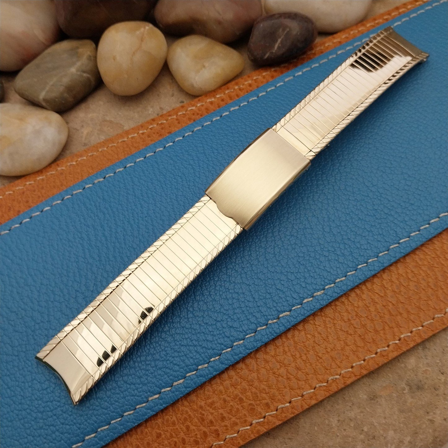 Vintage 17mm 10k Gold-Filled Kreisler Mid-Century nos 1960s Classic Watch Band