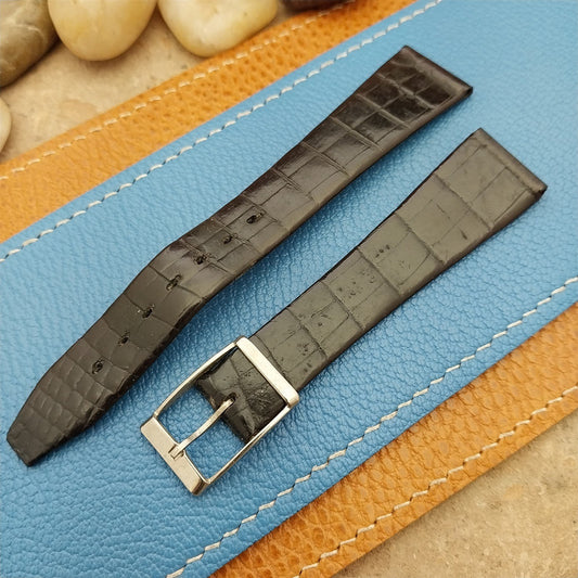 Vintage 18mm Bulova Accutron Hi-Fi Rubber Classic Tapered Unused Watch Band