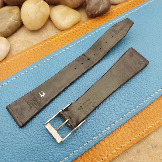 Vintage 18mm Bulova Accutron Hi-Fi Rubber Classic Tapered Unused Watch Band
