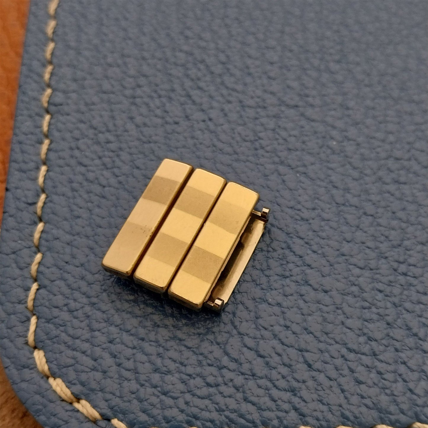 3 Kreisler Yellow Gold Filled Unused LINKS add 12mm to Vintage Watch Band