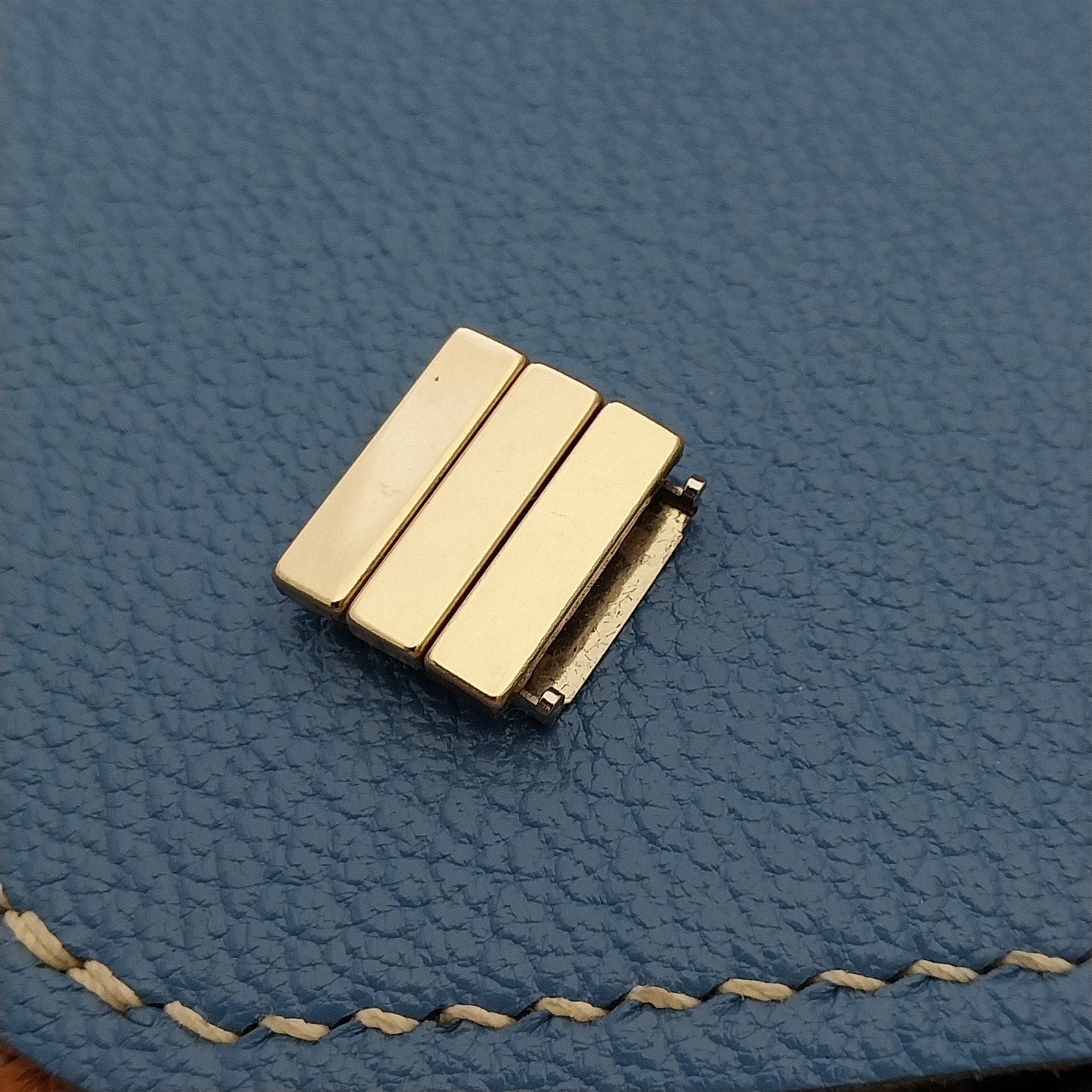 3 Kreisler Yellow Gold Filled Unused LINKS add 12mm to Vintage Watch Band