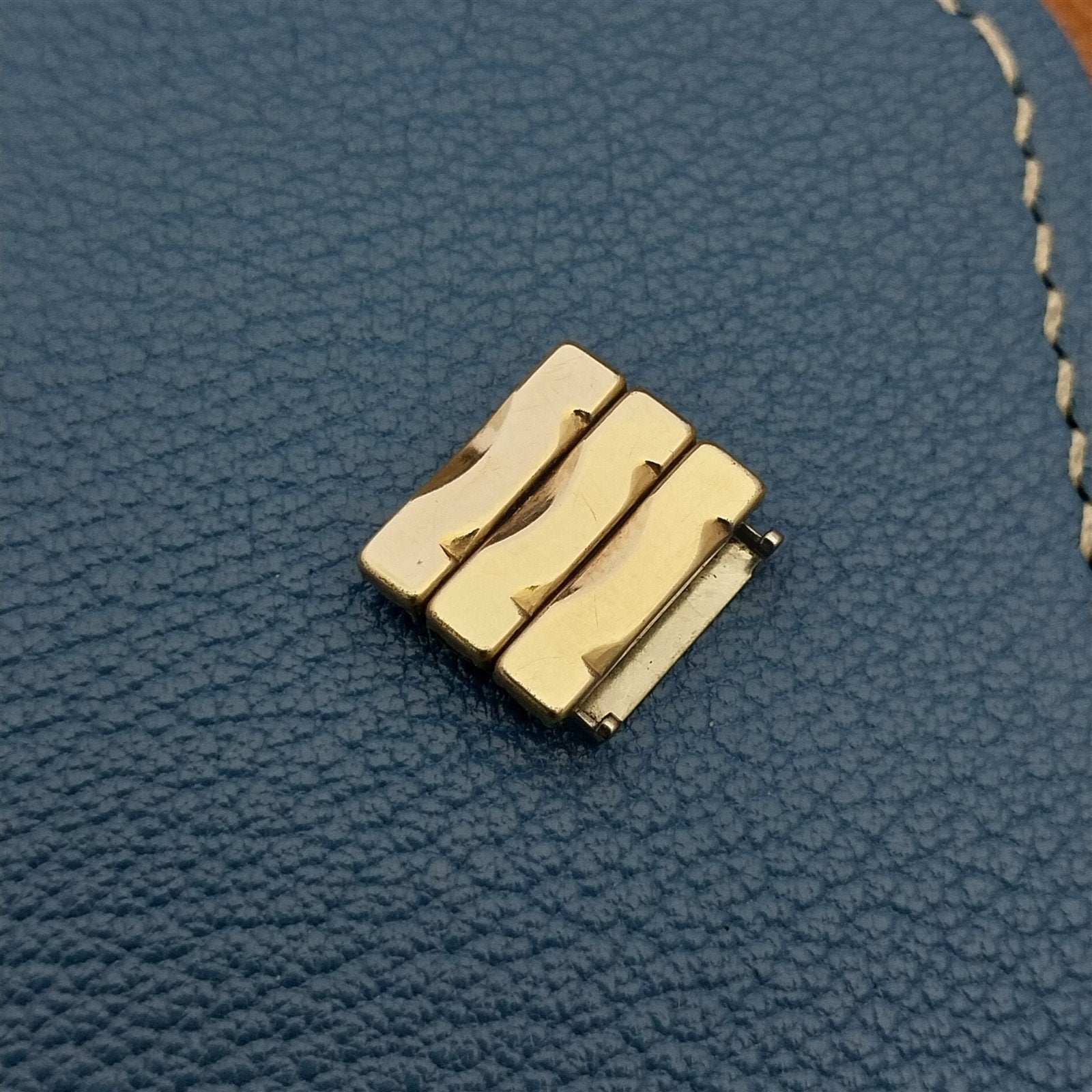 3 Kreisler Yellow Gold Filled Unused LINKS add 12mm to Vintage Watch Band