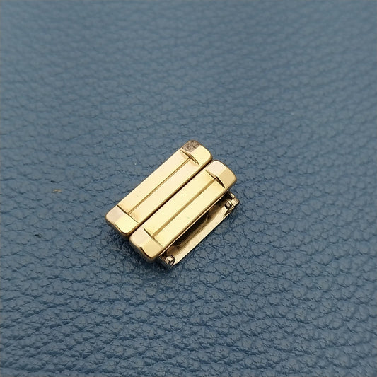 2 Kreisler Yellow Gold Filled Unused LINKS add 8mm to Vintage Watch Band