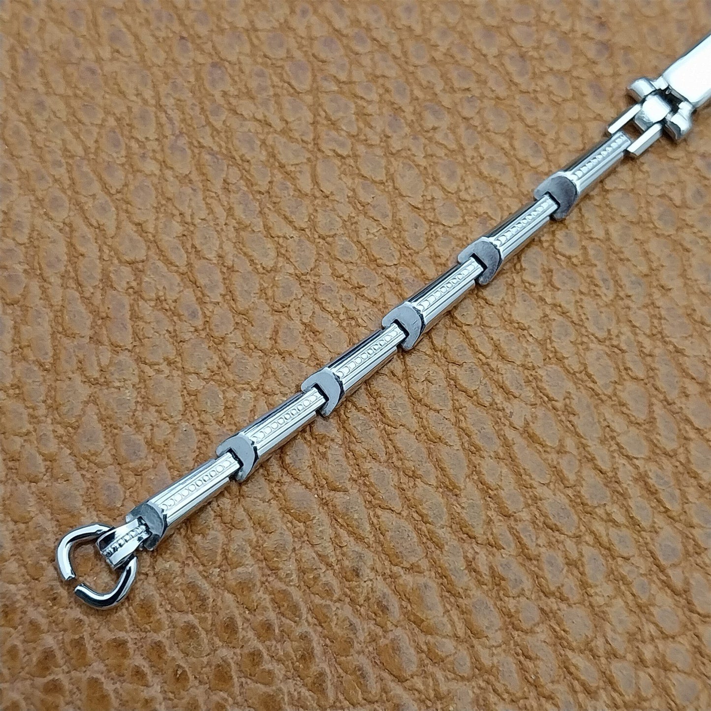 Vintage Gold Filled Ladies Gemex Unused 1940s-1950s Cocktail Watch Bracelet Nos