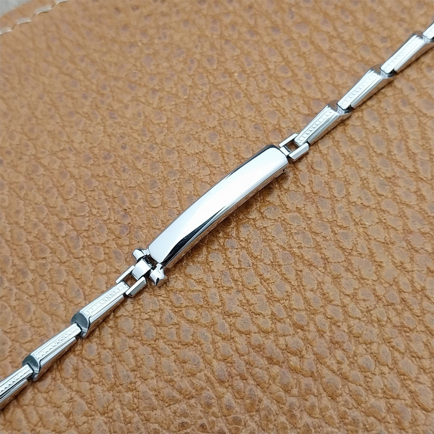 Vintage Gold Filled Ladies Gemex Unused 1940s-1950s Cocktail Watch Bracelet Nos