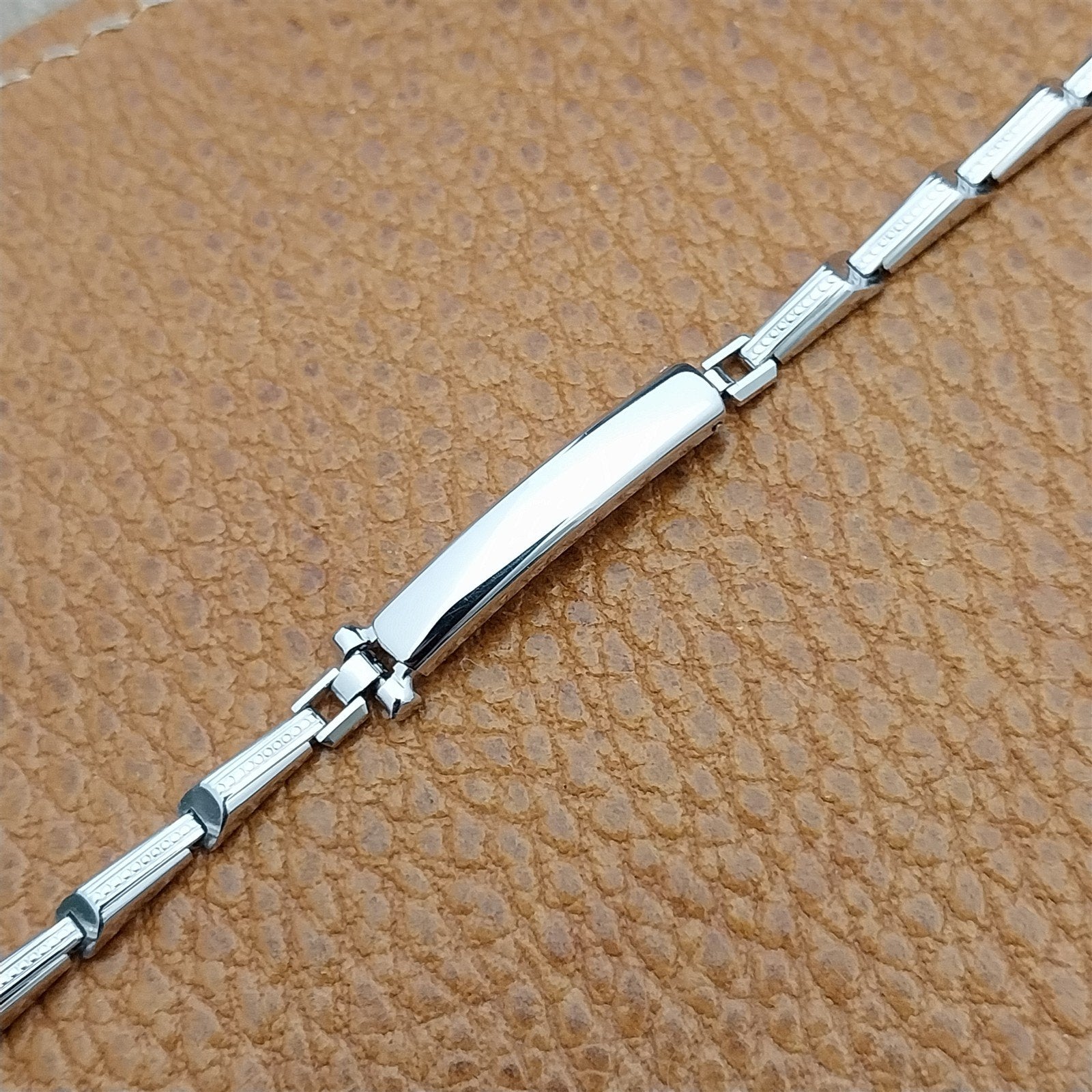 Vintage Gold Filled Ladies Gemex Unused 1940s-1950s Cocktail Watch Bracelet Nos