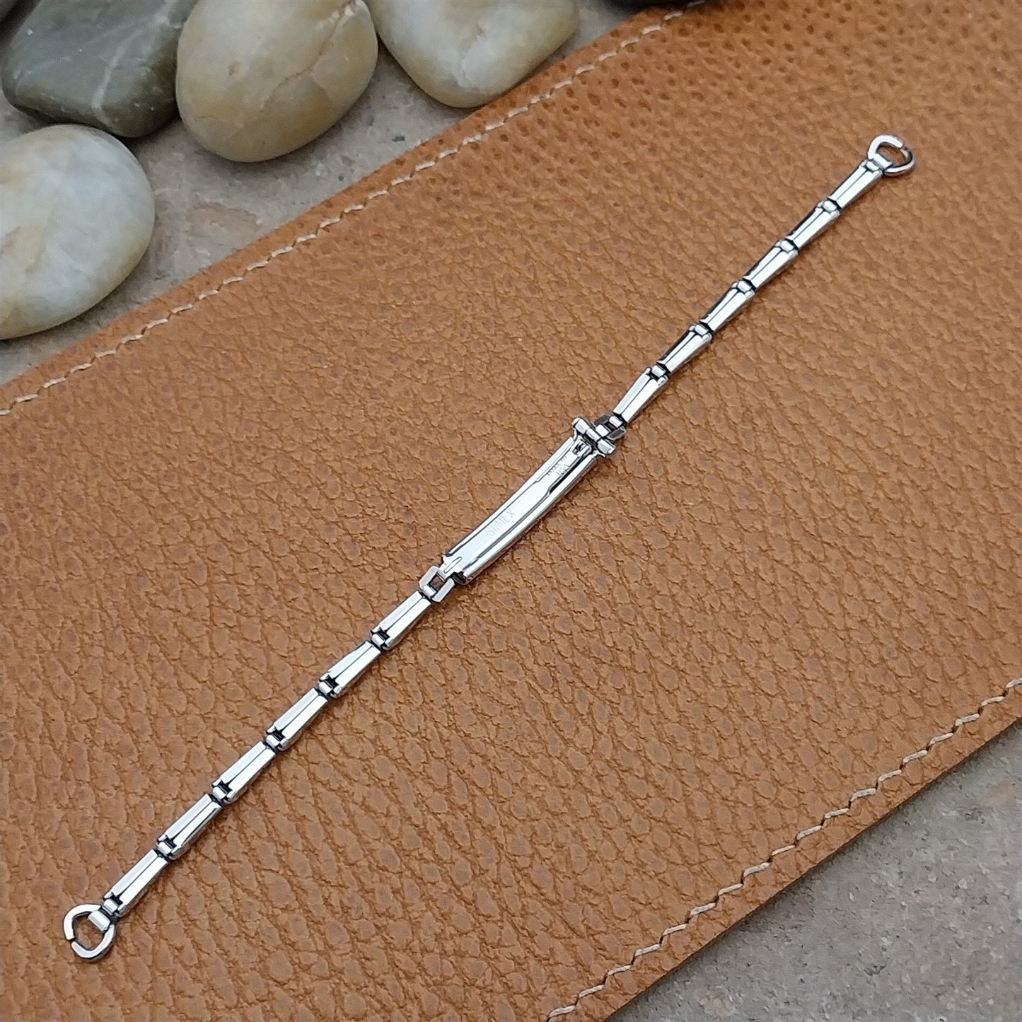 Vintage Gold Filled Ladies Gemex Unused 1940s-1950s Cocktail Watch Bracelet Nos