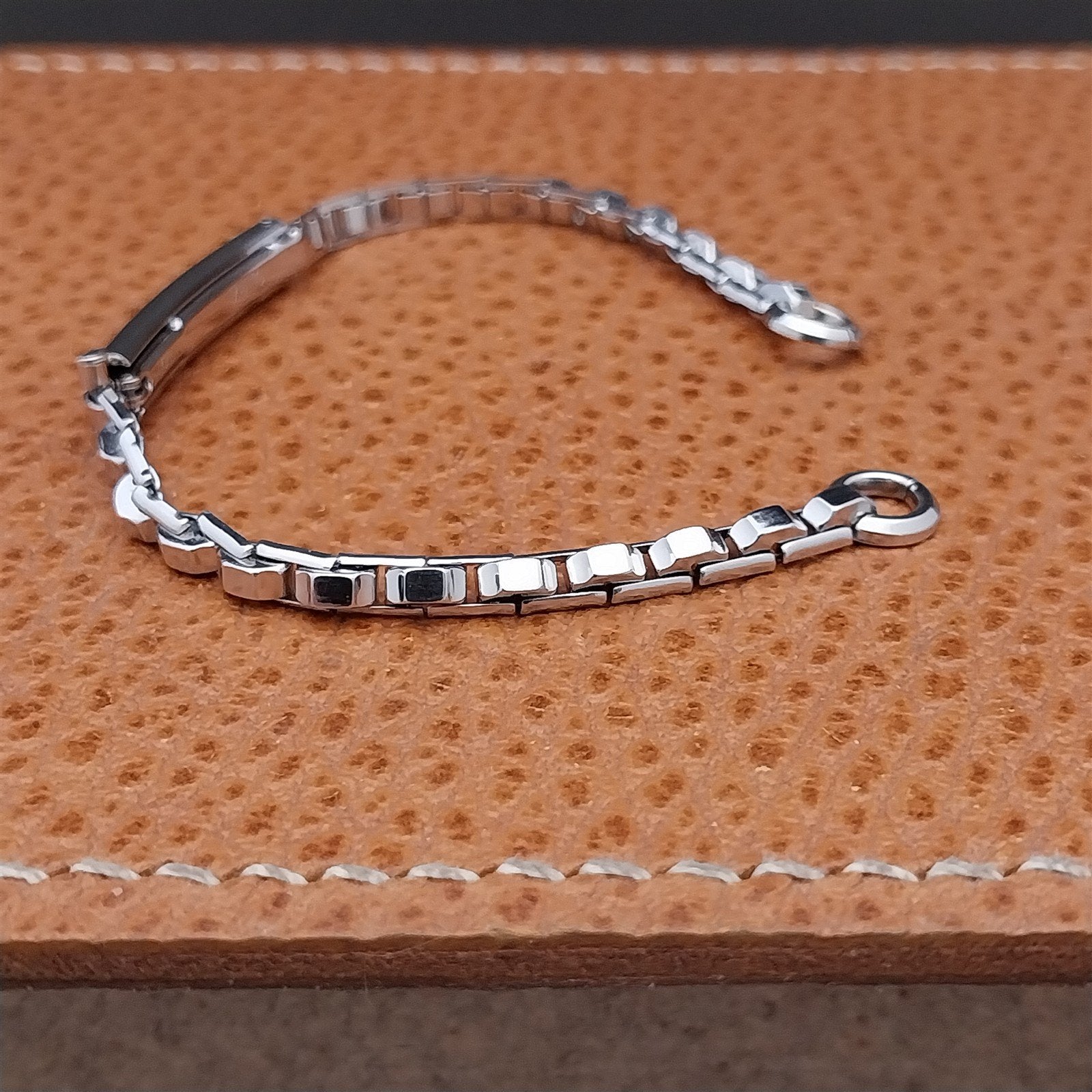 Vintage Gold Filled Ladies Gemex Unused 1940s-1950s Cocktail Watch Bracelet