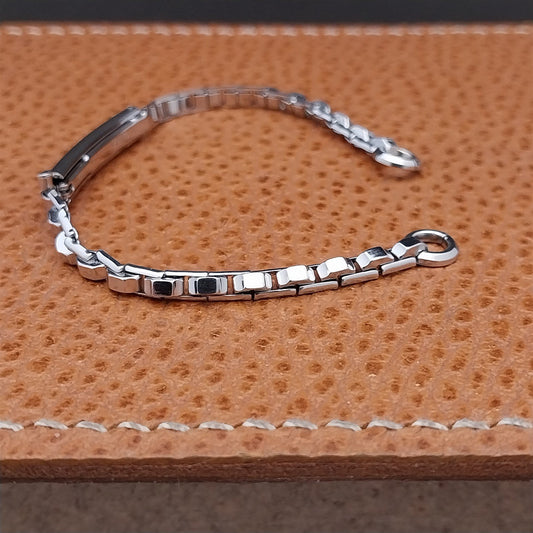 Vintage Gold Filled Ladies Gemex Unused 1940s-1950s Cocktail Watch Bracelet