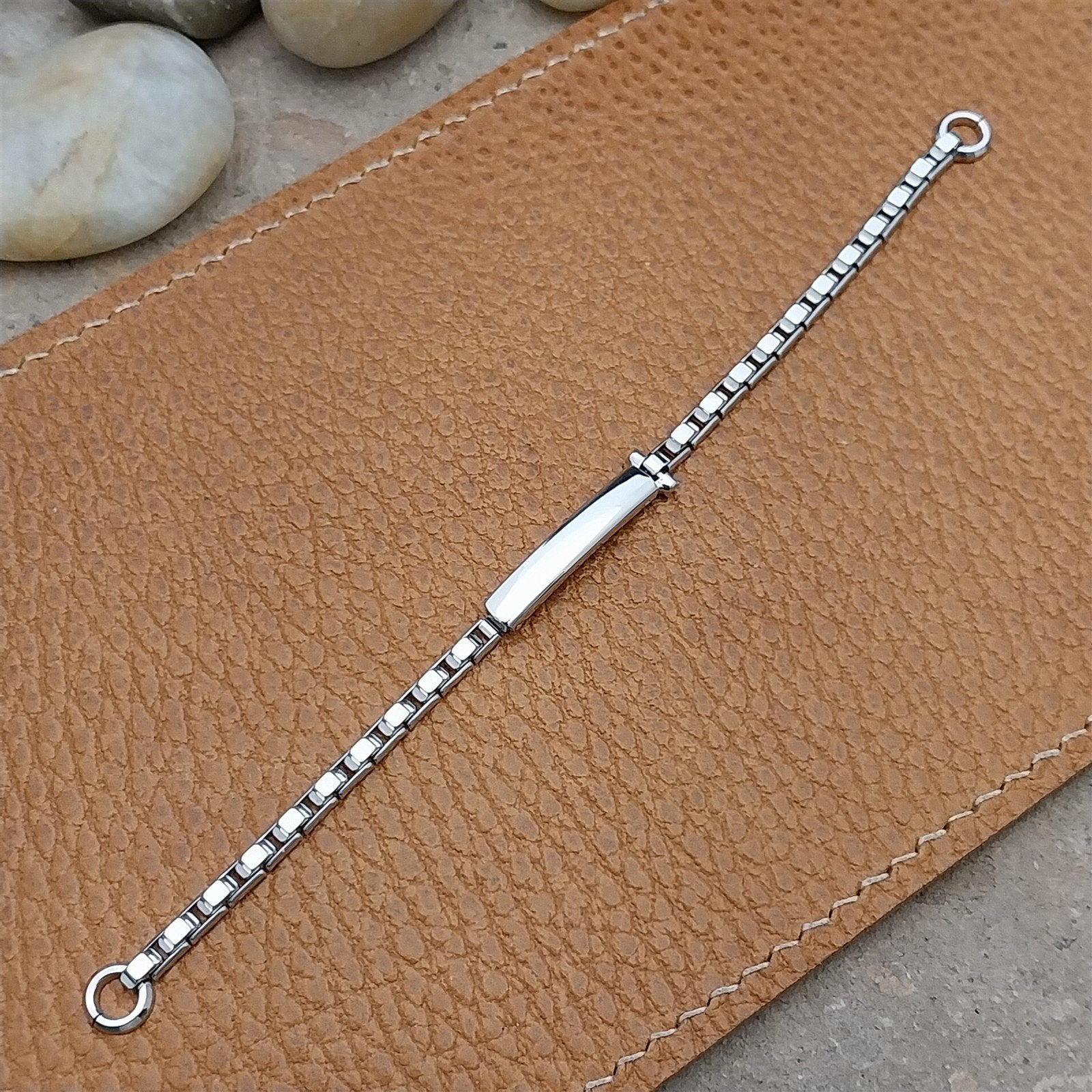 Vintage Gold Filled Ladies Gemex Unused 1940s-1950s Cocktail Watch Bracelet