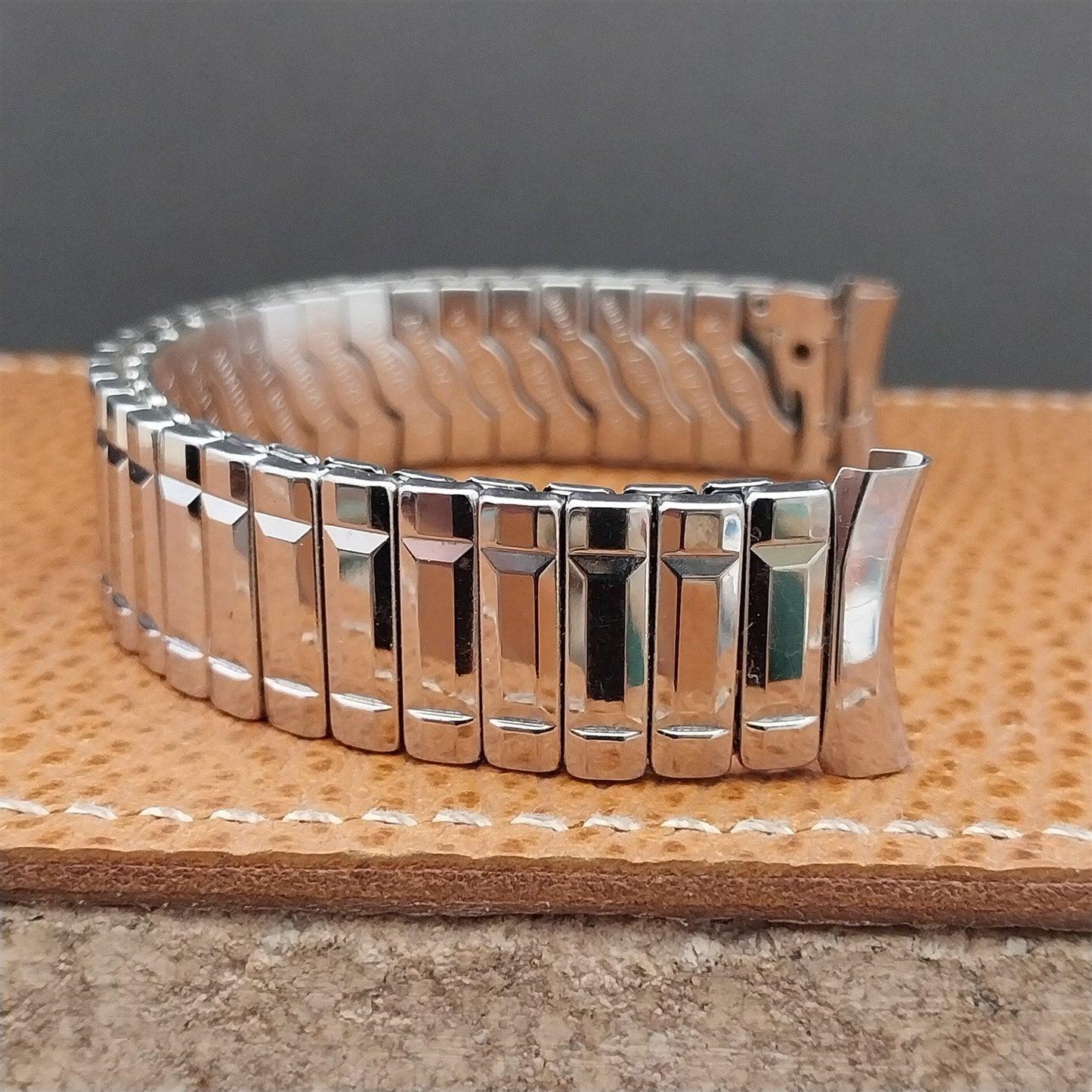 Vintage 1950s 19mm 18mm 17mm Admiral Stainless Steel Expansion Unused Watch Band