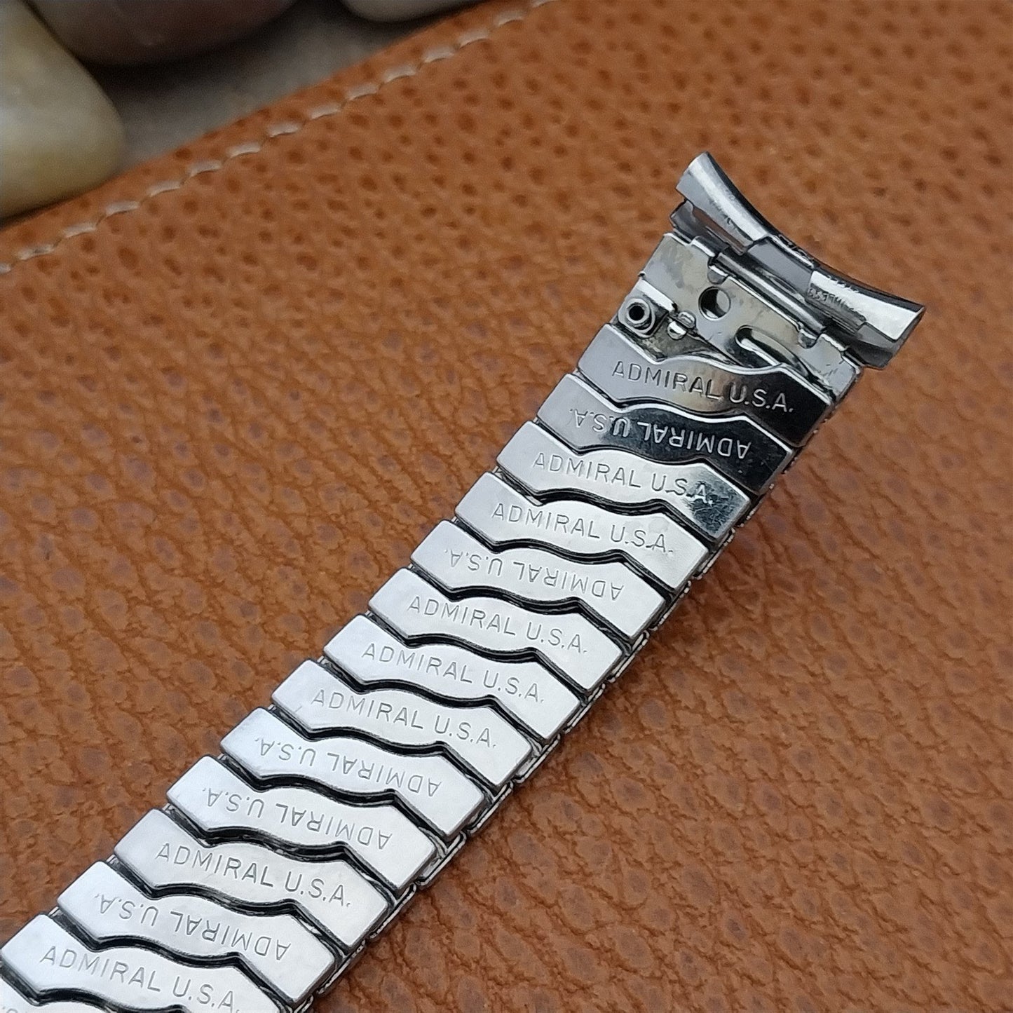 Vintage 1950s 19mm 18mm 17mm Admiral Stainless Steel Expansion Unused Watch Band