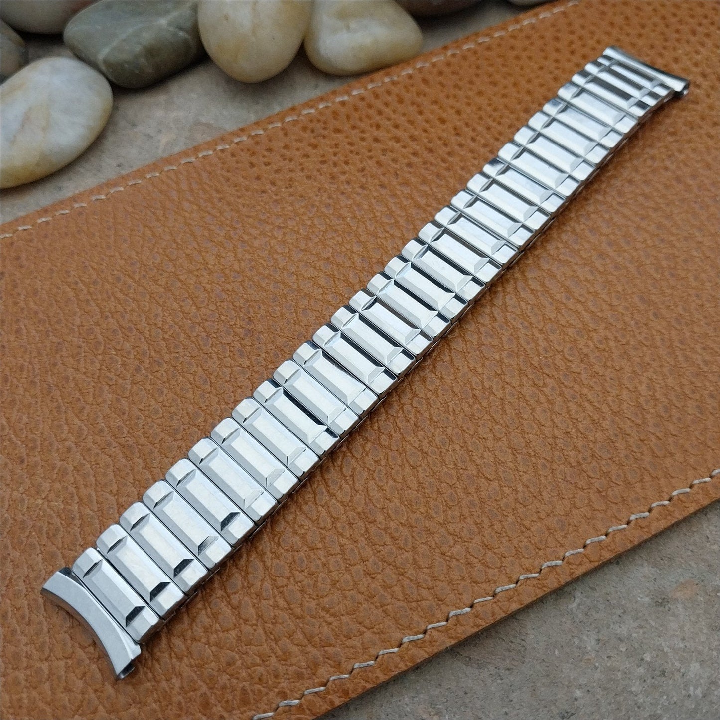 Vintage 1950s 19mm 18mm 17mm Admiral Stainless Steel Expansion Unused Watch Band