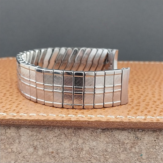 Vintage 5/8" Baldwin Stainless Steel Expansion Unused Classic 1960s Watch Band