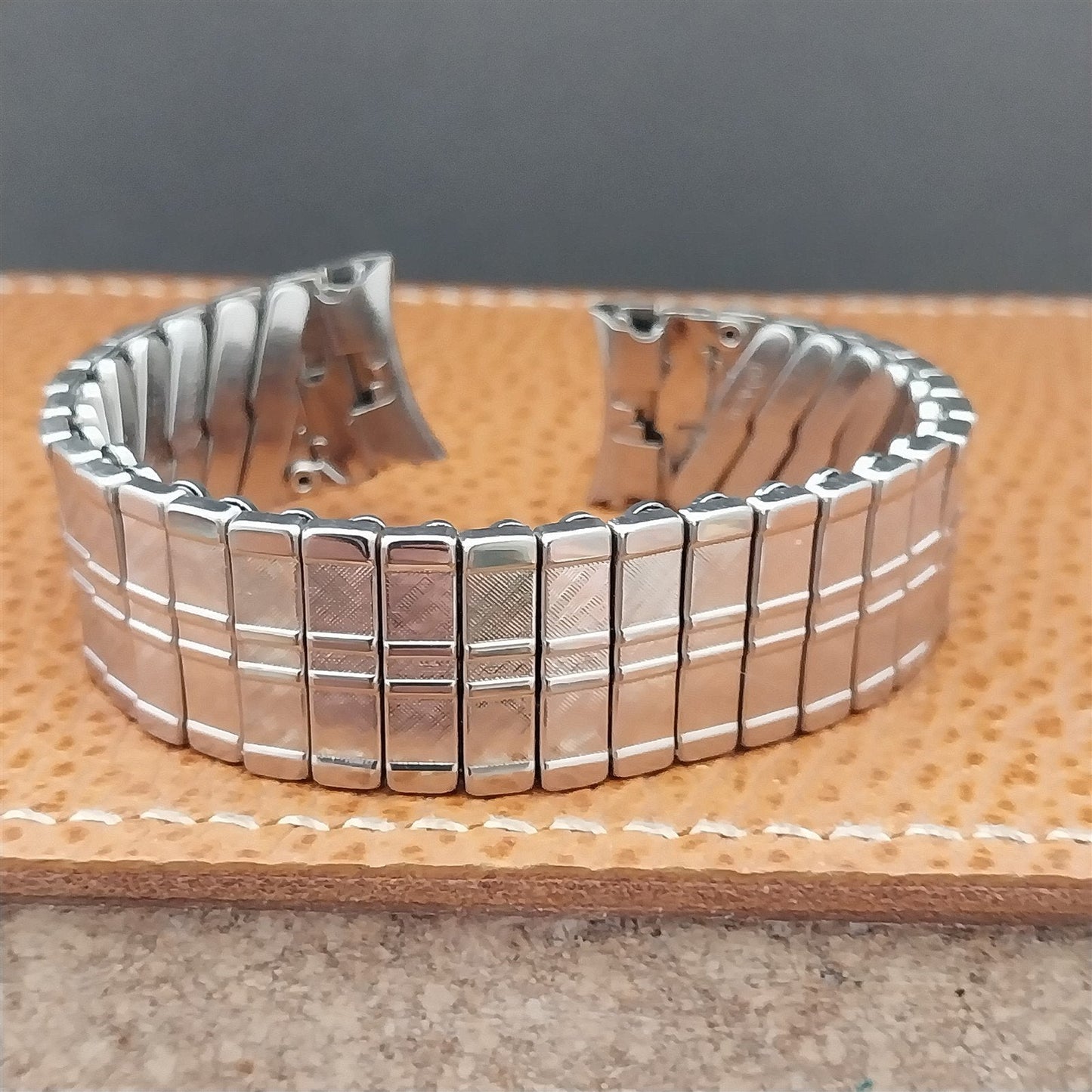 Vintage 5/8" Baldwin Stainless Steel Expansion Unused Classic 1960s Watch Band
