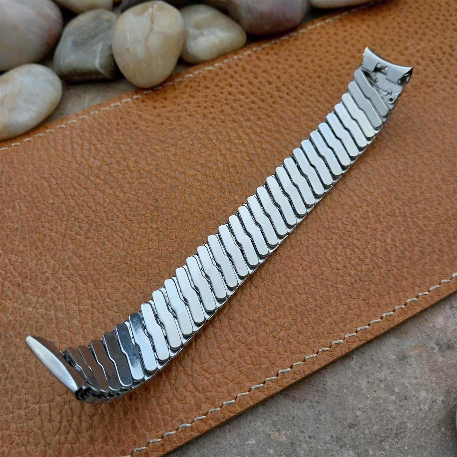 Vintage 5/8" Baldwin Stainless Steel Expansion Unused Classic 1960s Watch Band