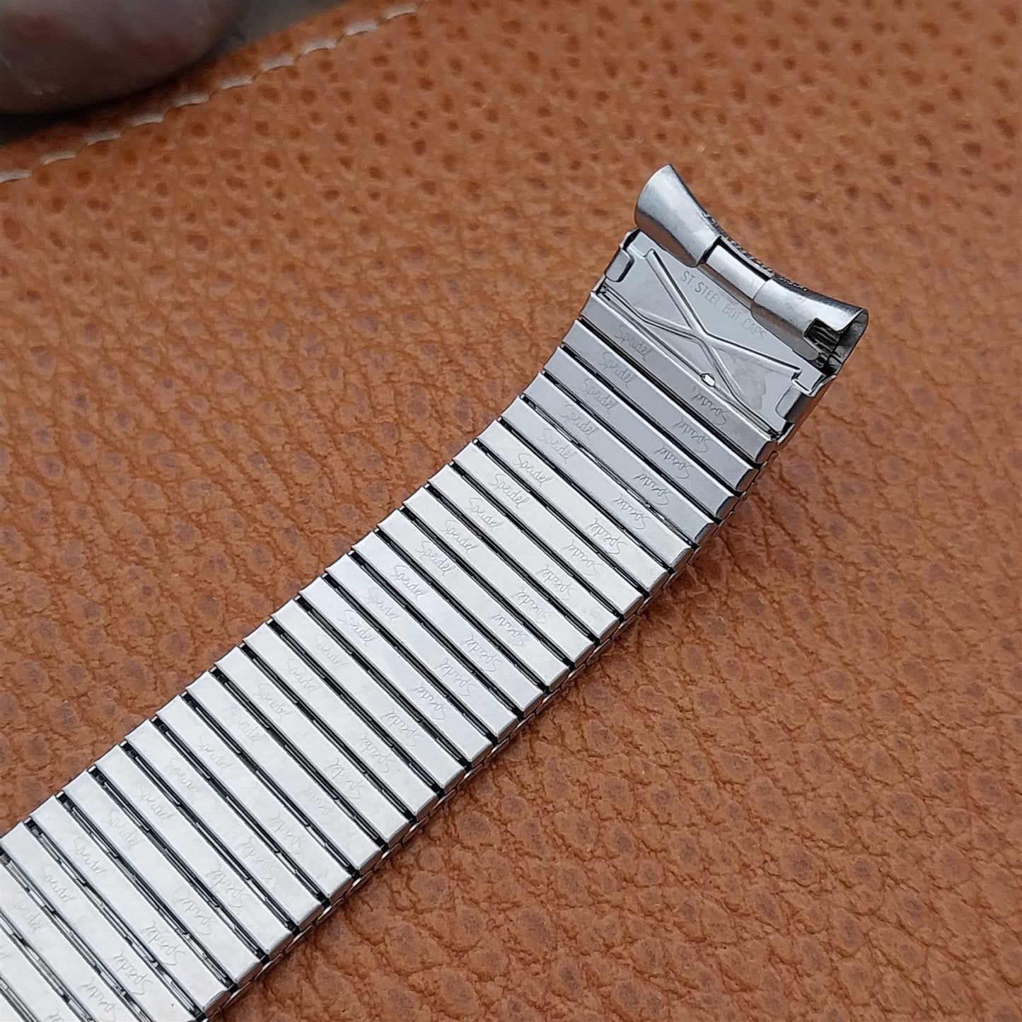 Vintage 17.2mm Stainless Steel Classic Expansion Speidel Thinline NOS Watch Band
