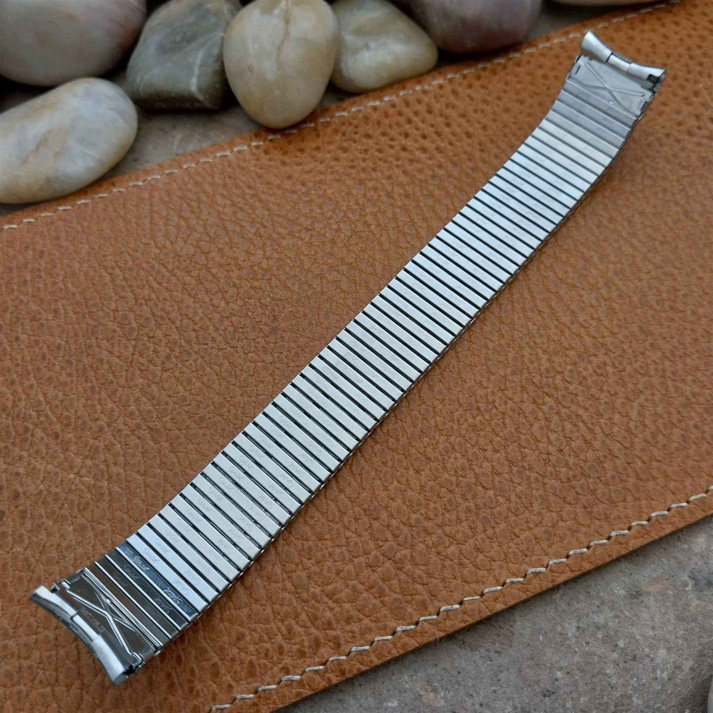 Vintage 17.2mm Stainless Steel Classic Expansion Speidel Thinline NOS Watch Band